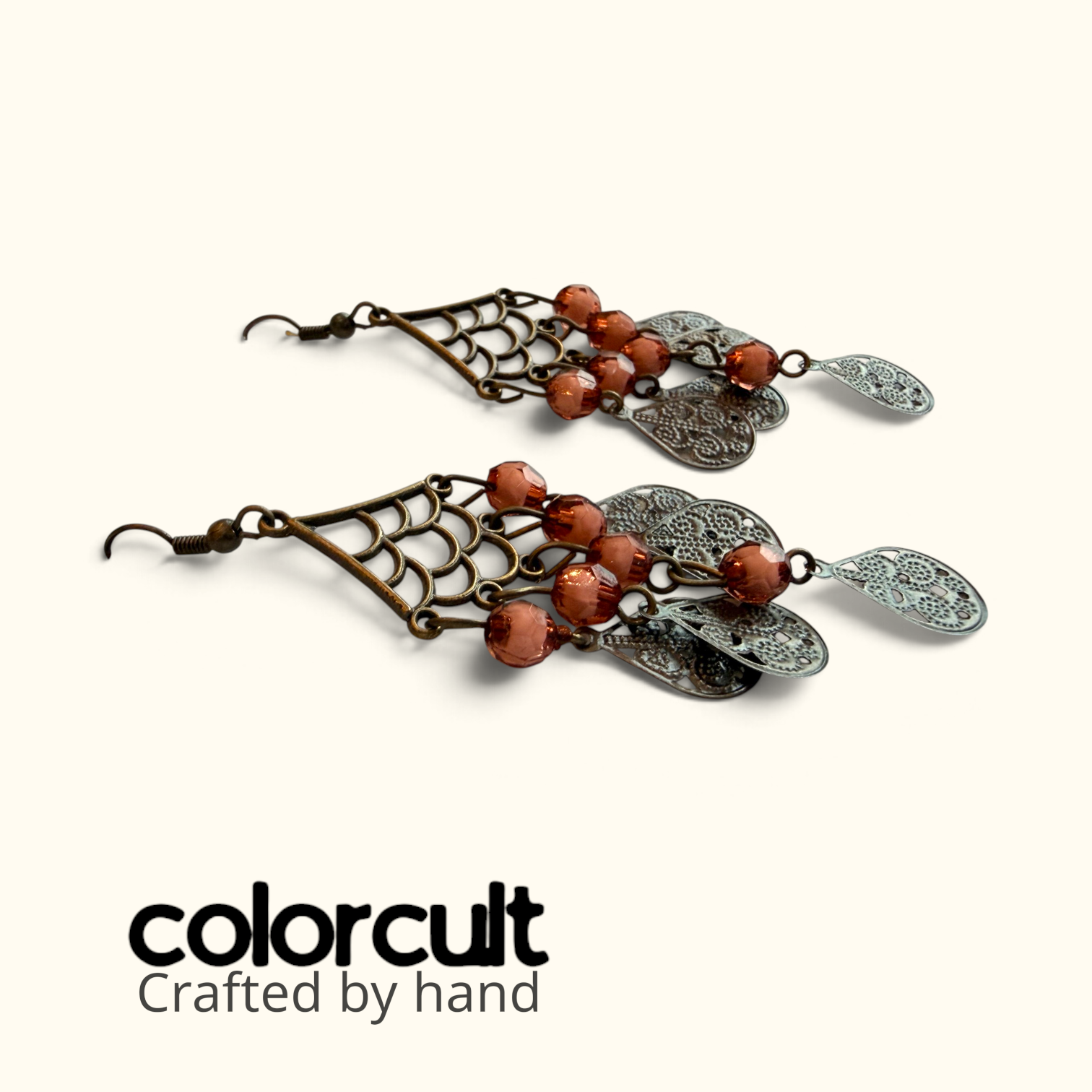 Terracotta Crystal & Lace Filigree Chandelier Earrings (3).png