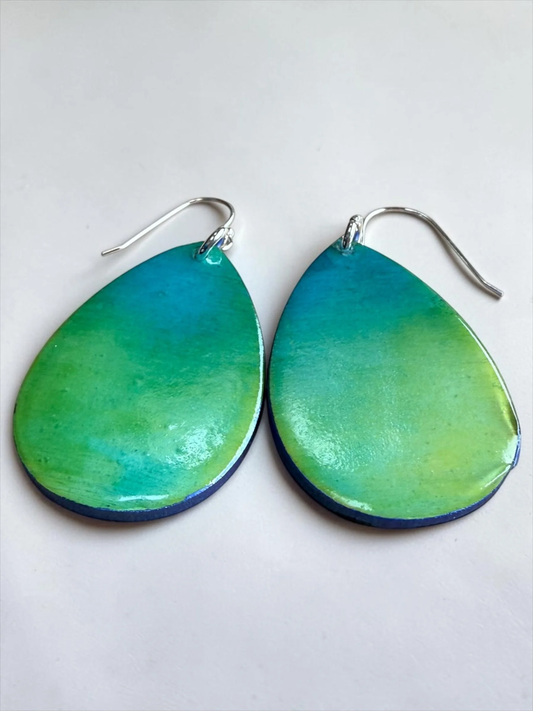Reversible Glow in the Dark Teardrop Earrings 1.0