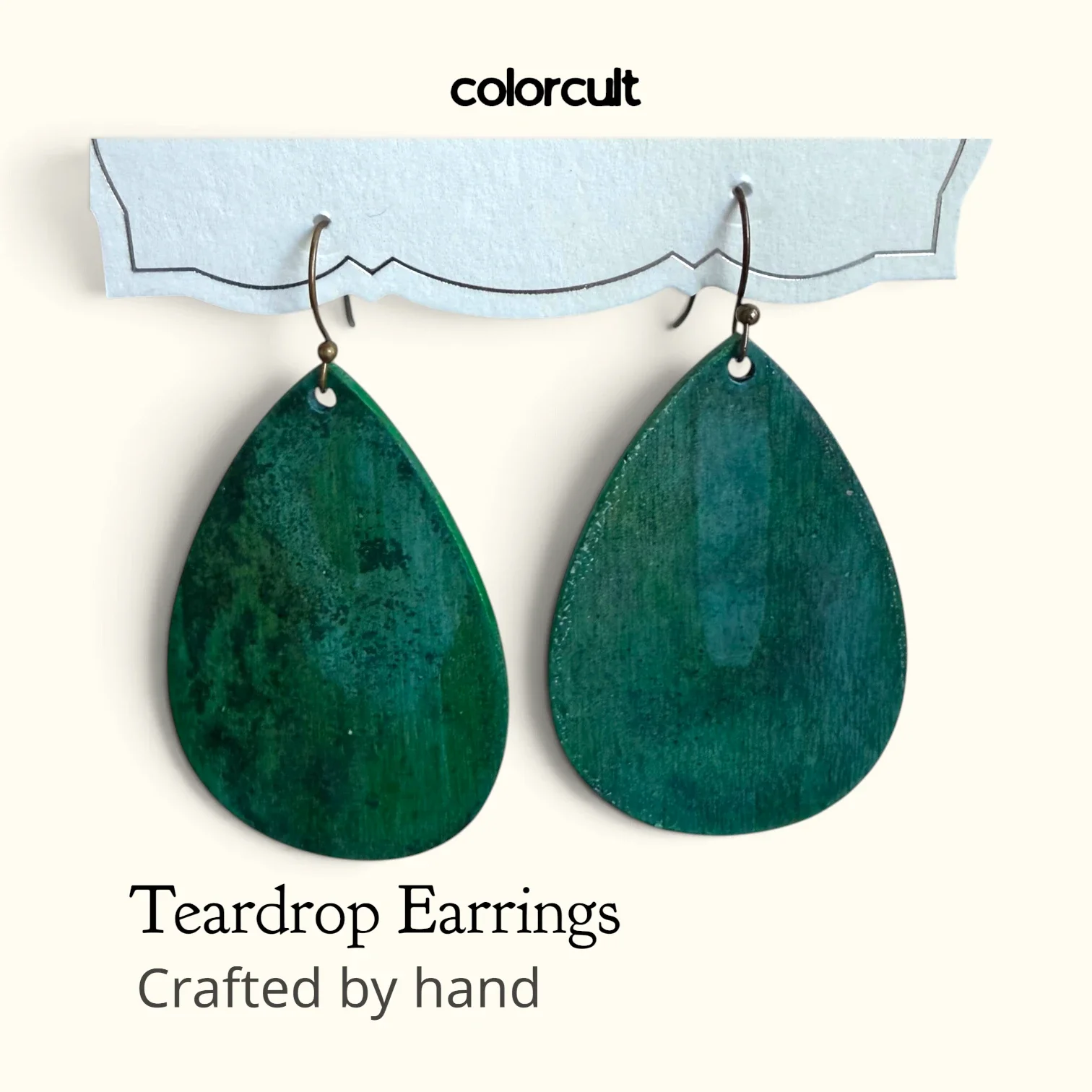 Earthy 3 Teardrop Earrings.webp