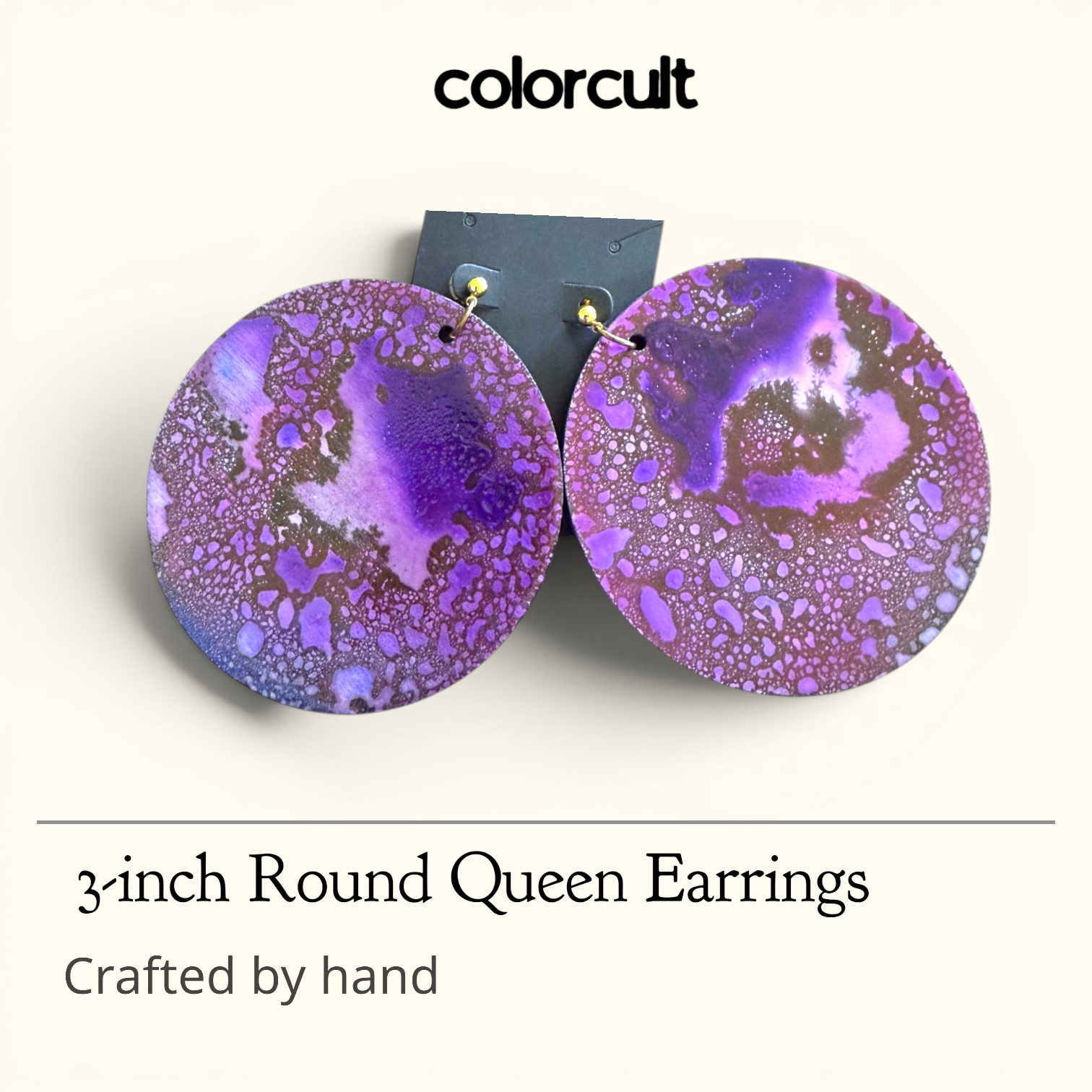 Purple Splendor Queen Earrings