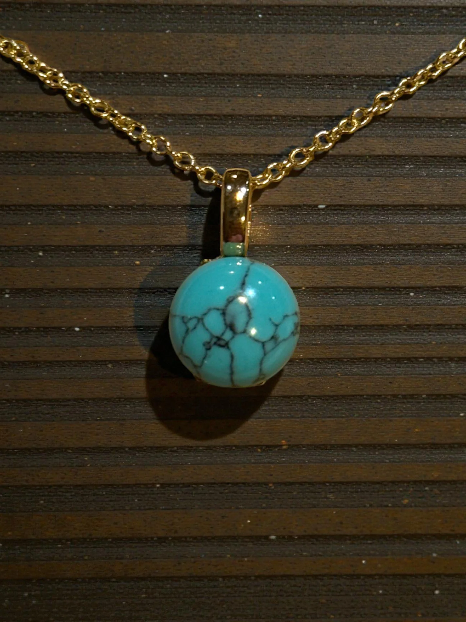 Turquoise Pendant 4 Necklace