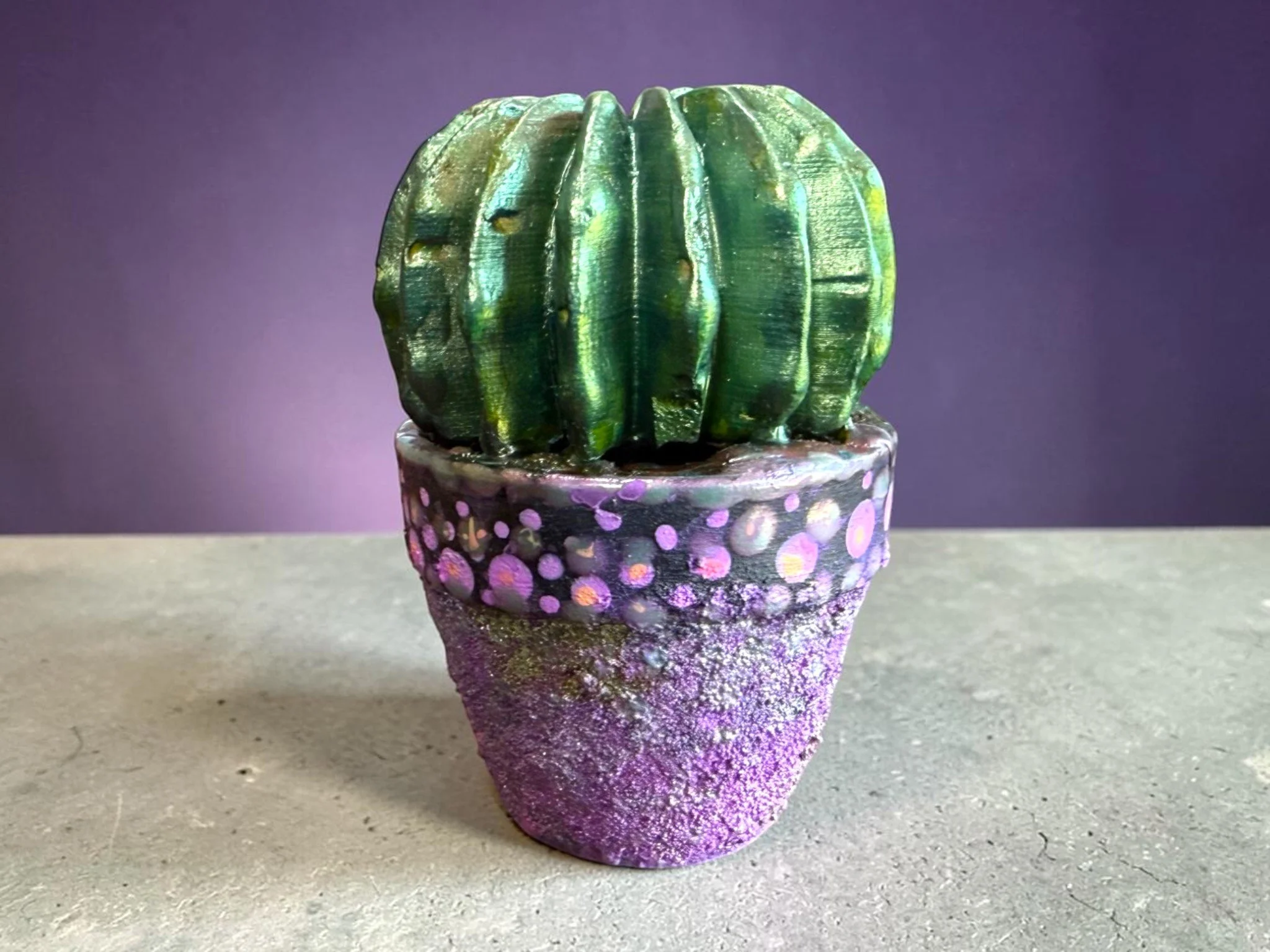 Small Cement Cactus 2.0