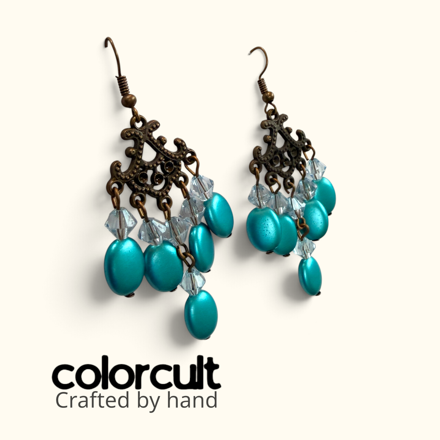 Teal Crystal & Oval Bead Chandelier Earrings (4).png