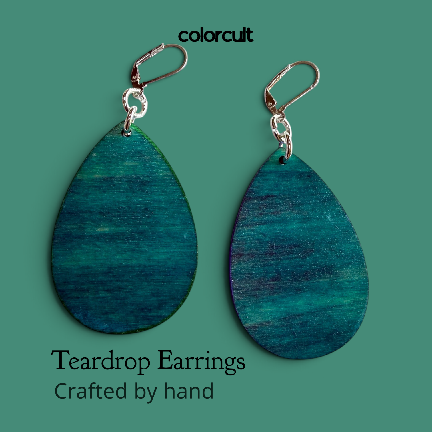 Silver Seas Teardrop Earrings