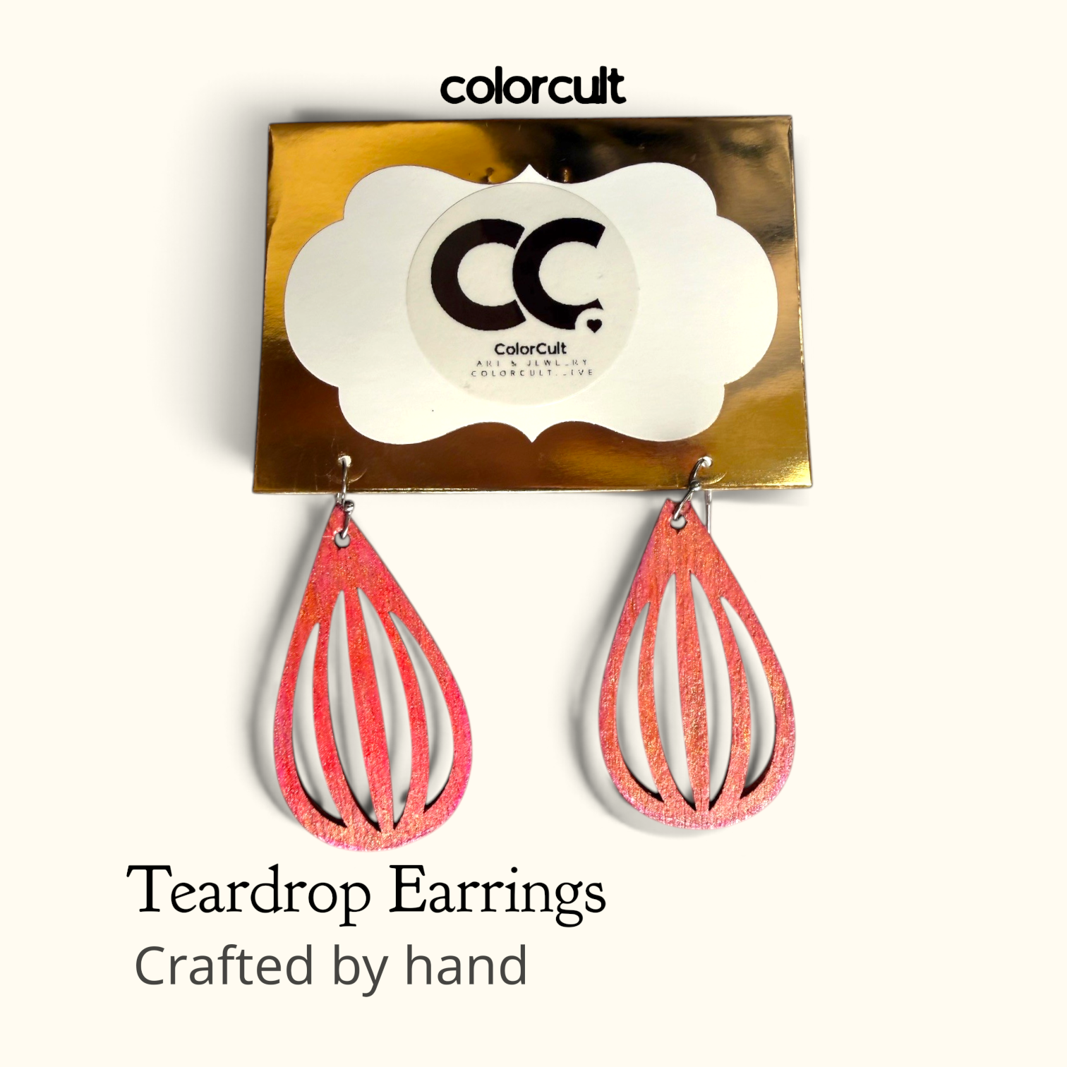Cameo Teardrop Earrings #12