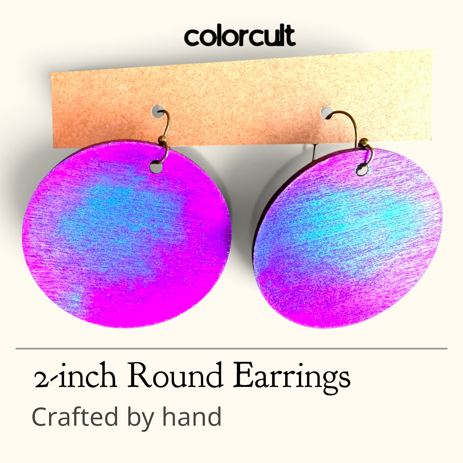 Electric Blue-Violet Earrings