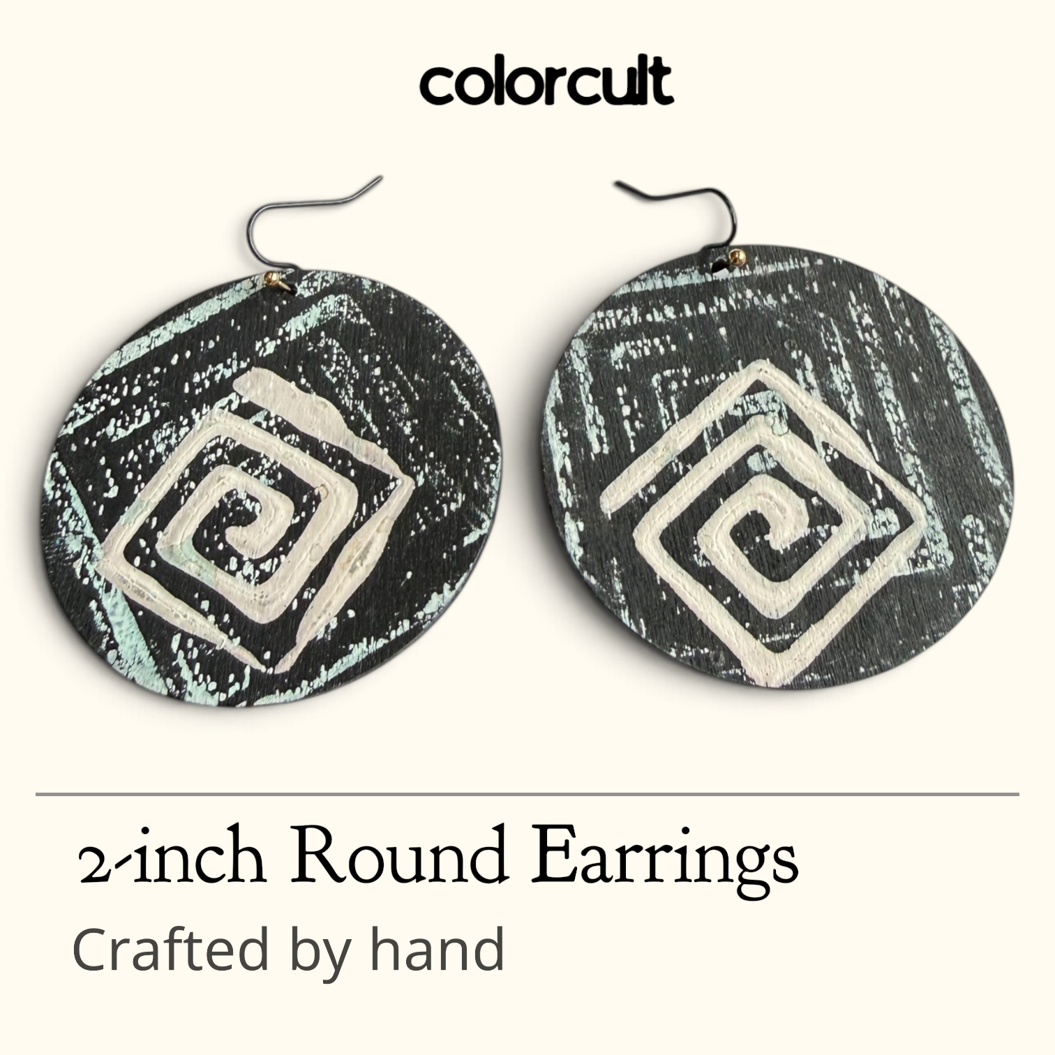 Spiral Chic Wooden Earrings