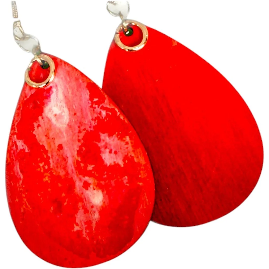 Inferno Teardrop Earrings by Color Cult