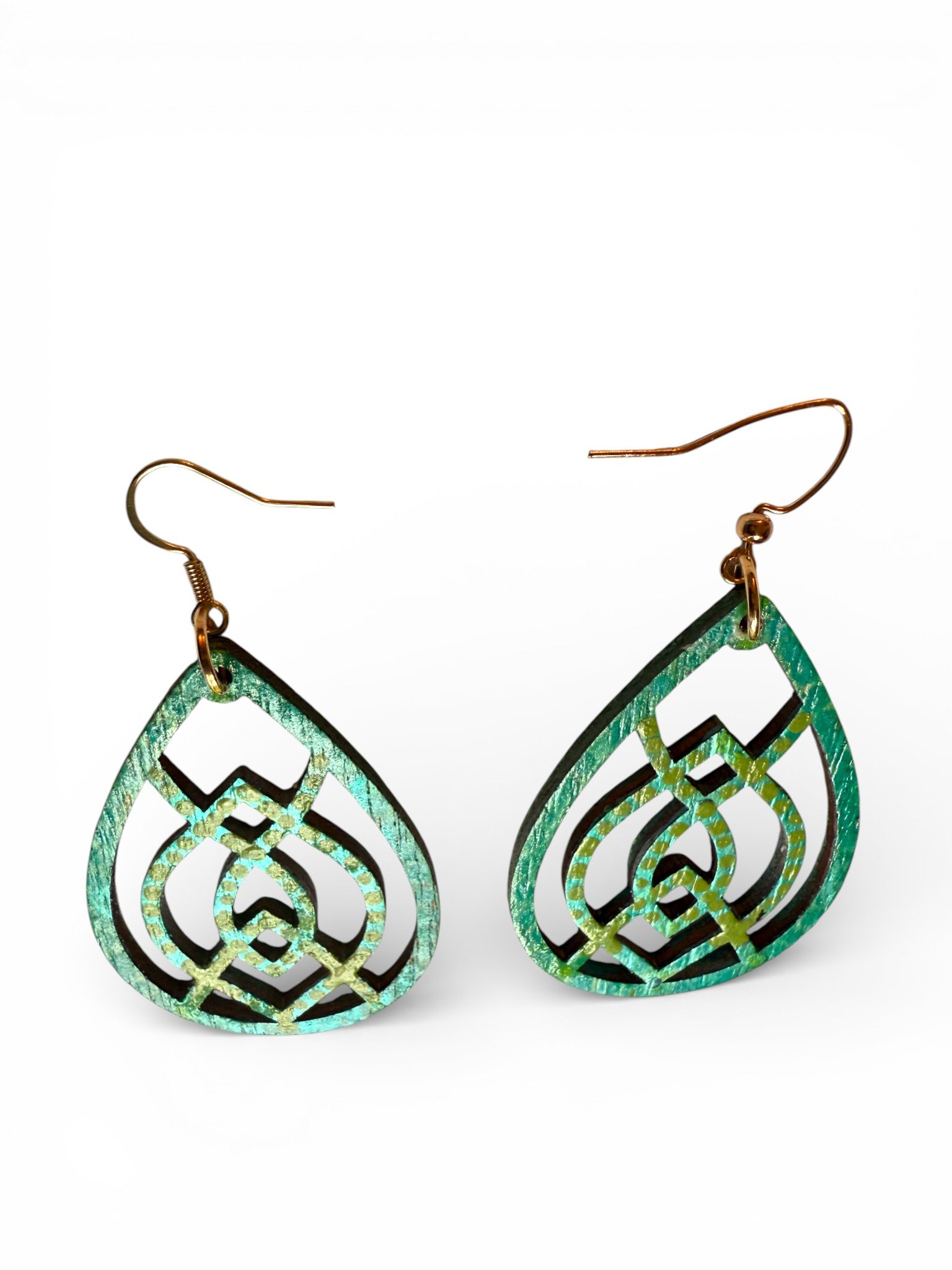Lumina Cameo Teardrop Earrings by Color Cult