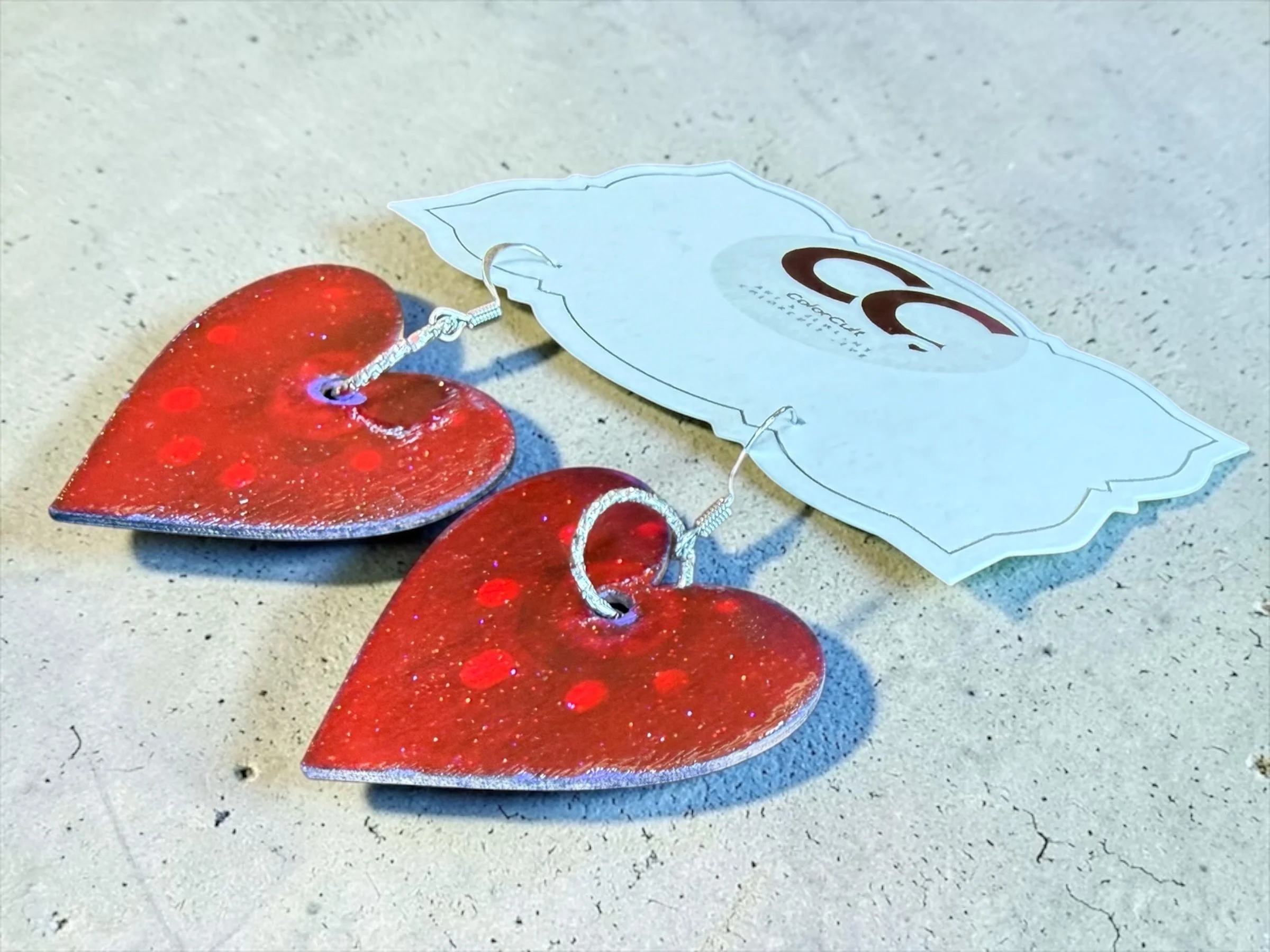 Reversible Romance Red Rustic Heart Earrings (9).JPG