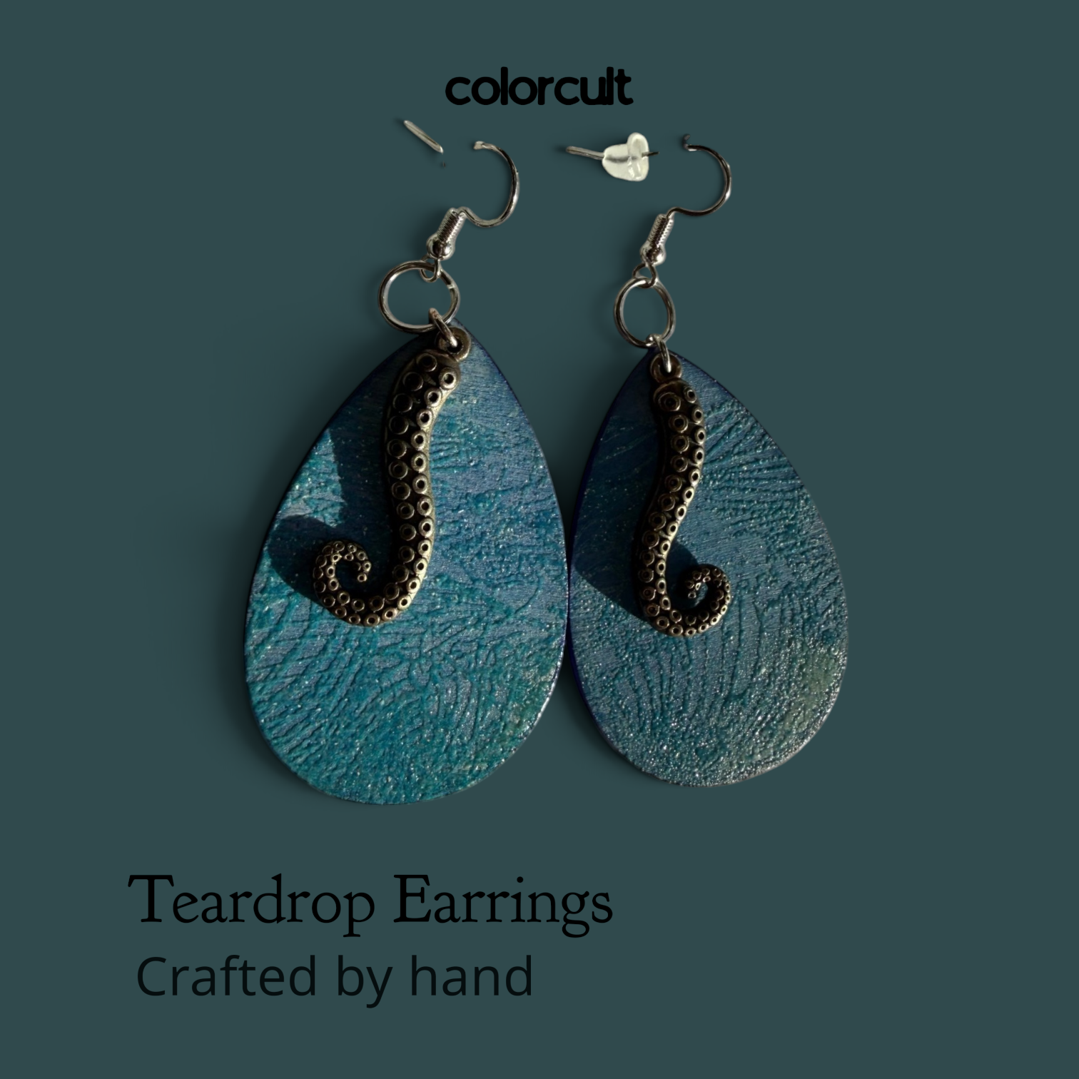 Ocean Teardrop Earrings