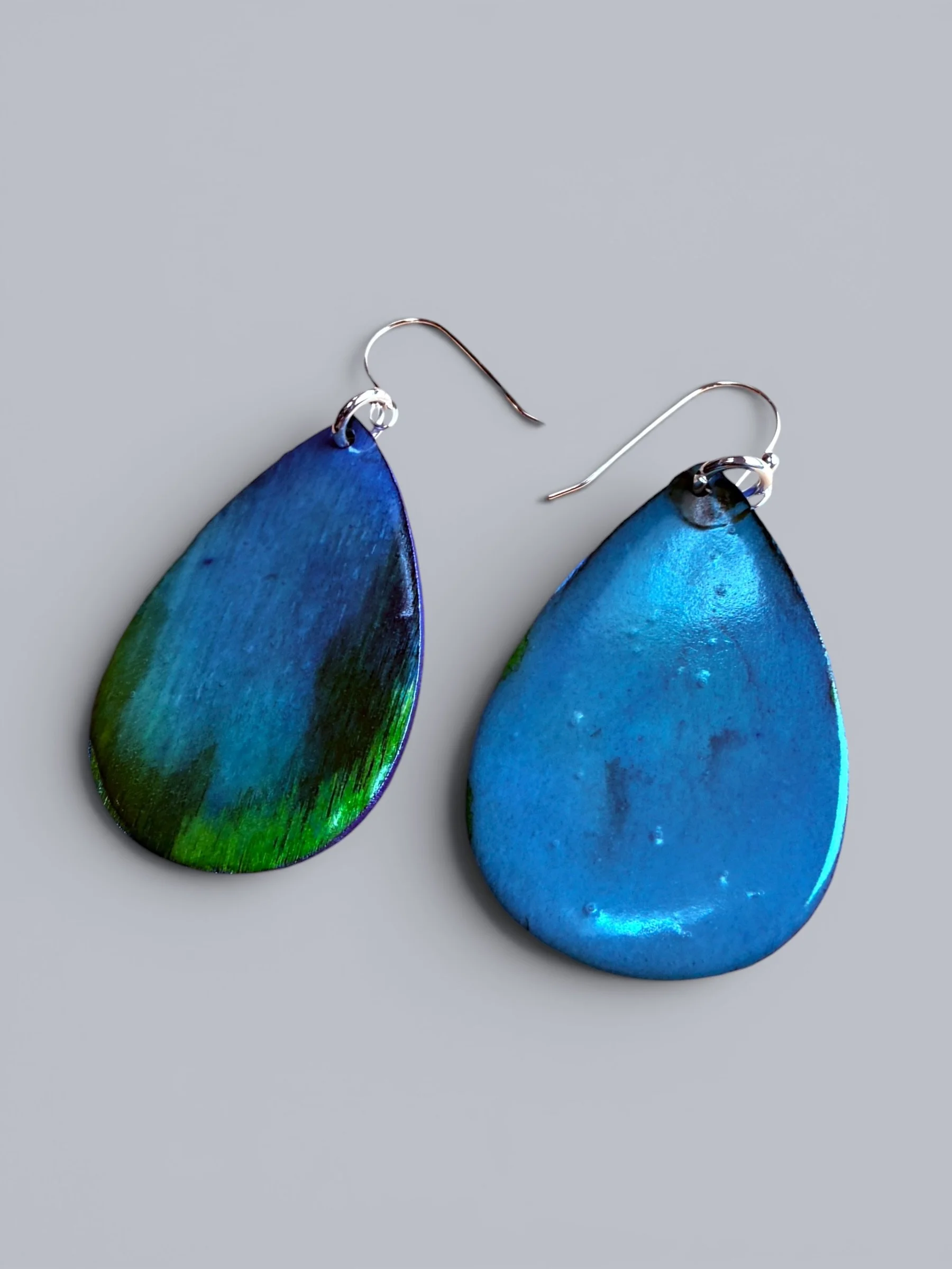 Reversible Glow in the Dark Teardrop Earrings by Color Cult