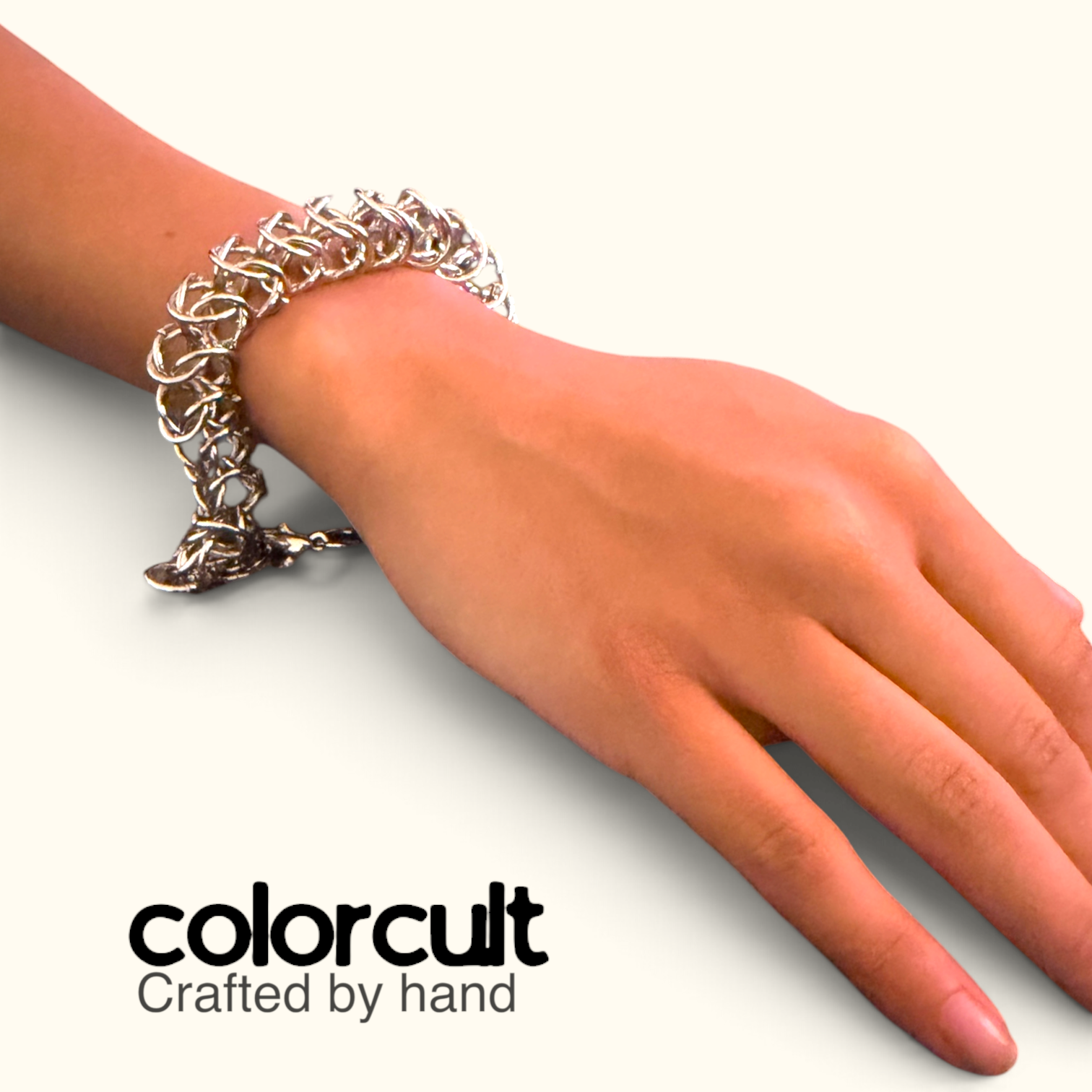 Silver Full Persian Chainmail Bracelet (4).PNG