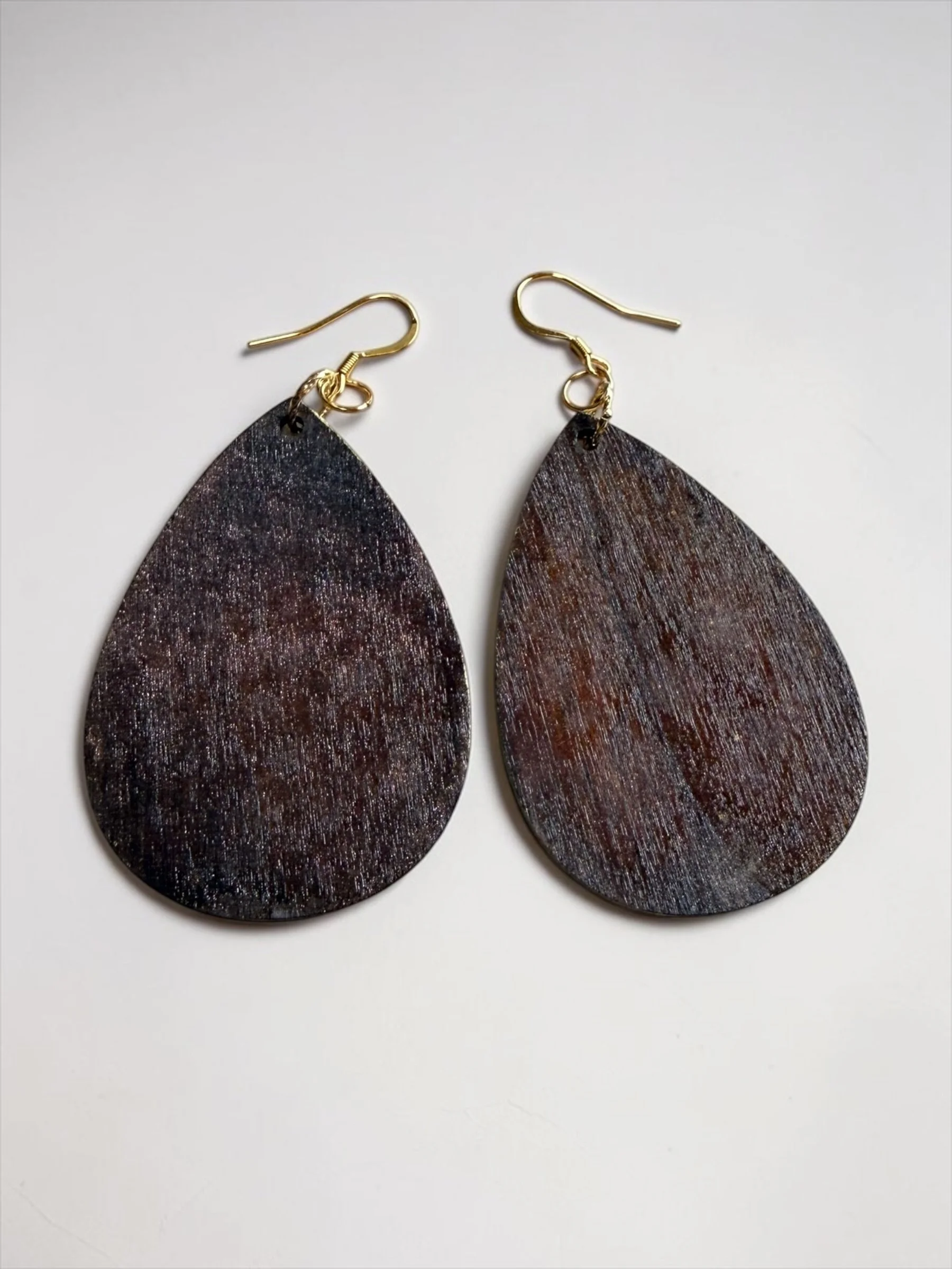 Espresso Teardrop Earrings by Color Cult