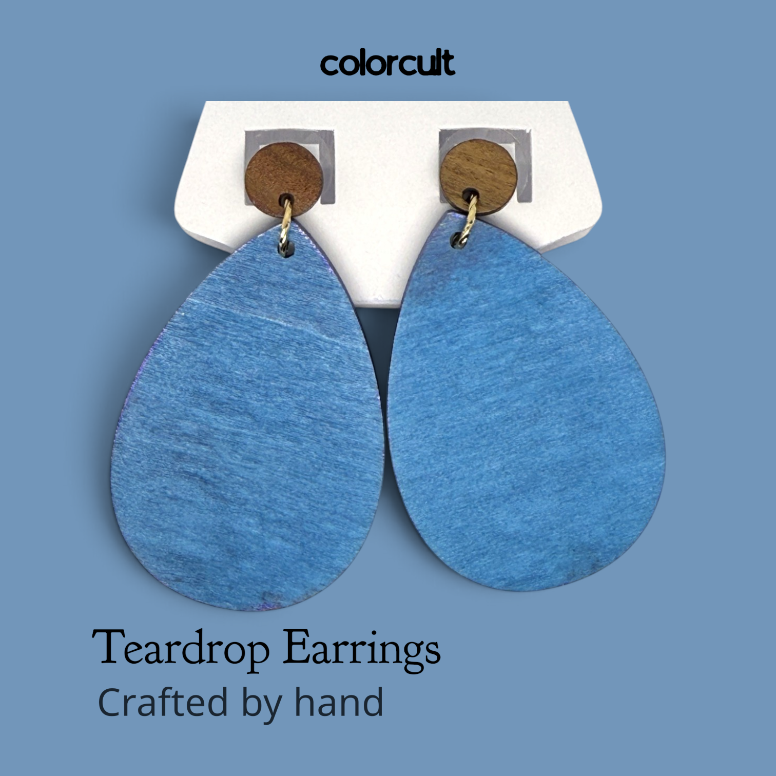Azure Teardrop Earrings