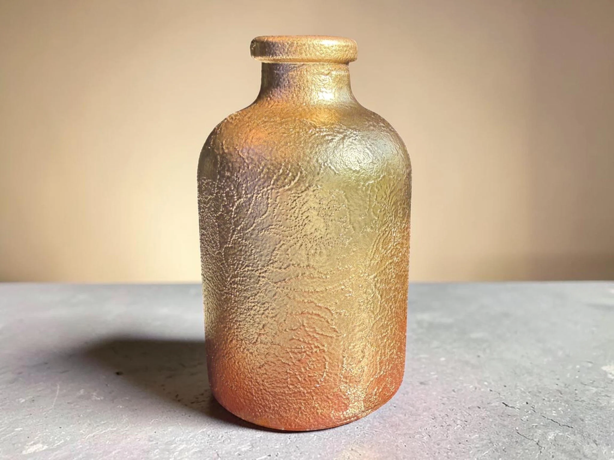 Small Bud Bottle: Gold Sub-Emboss