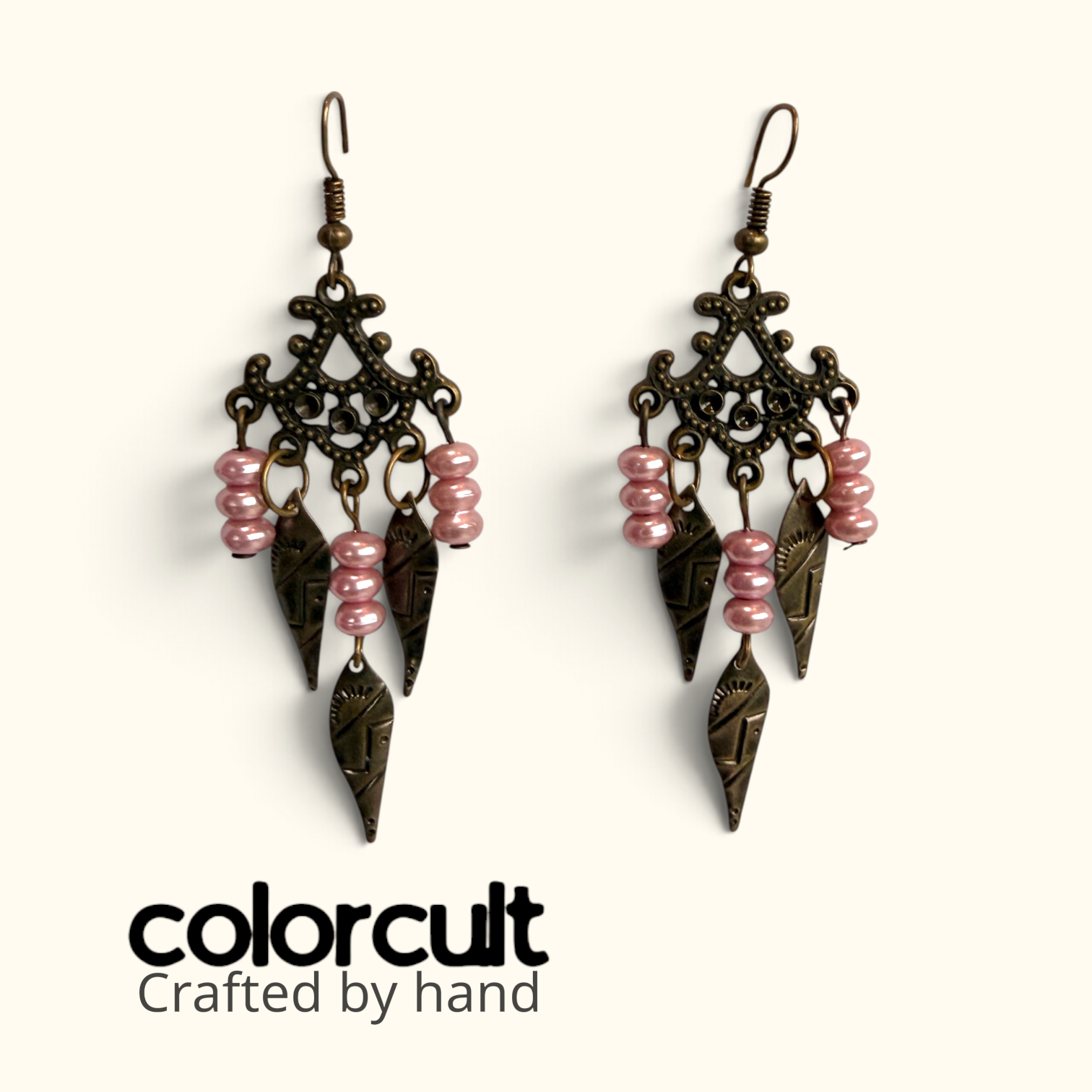Blush Pearl & Chevron Dagger Chandelier Earrings (3).png