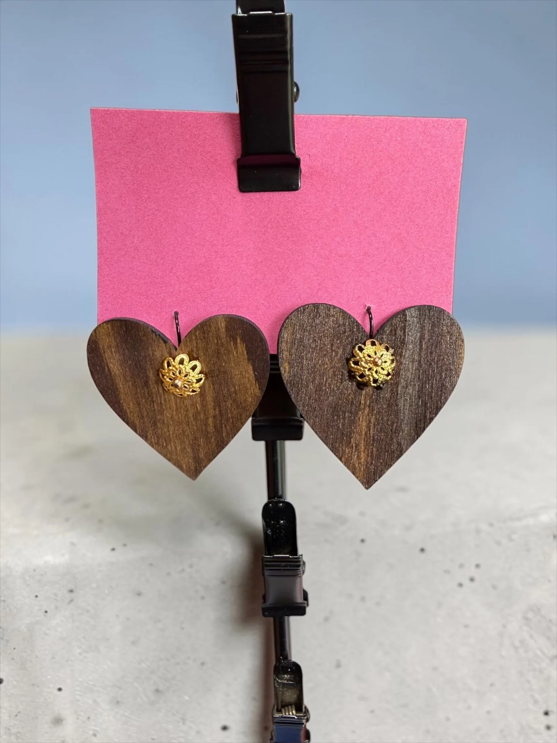 Eco Chic Rustic Heart 2 Earrings (5).webp