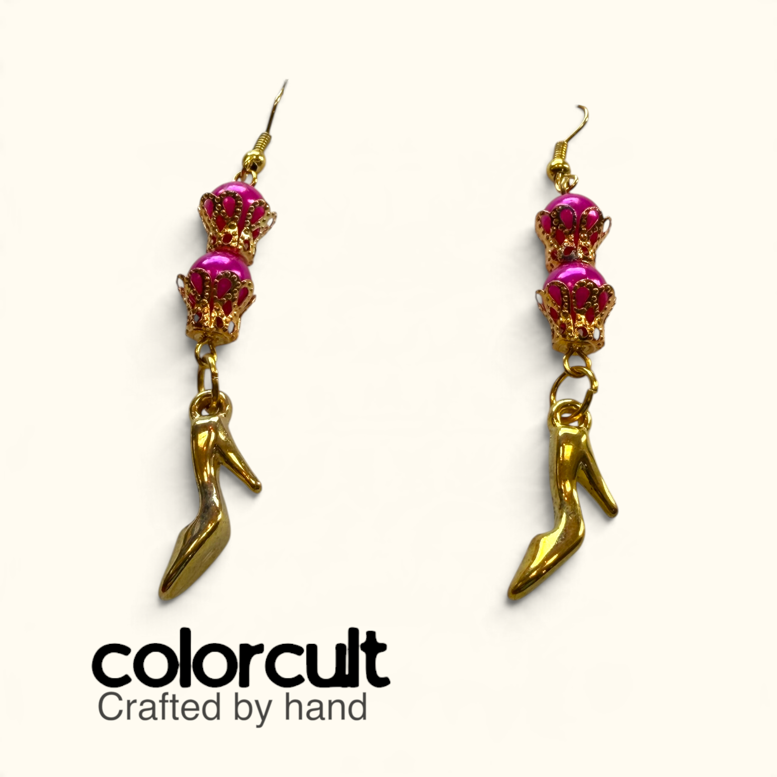 Whimsical Fuchsia Pearl Stiletto Drop Dangles (4).PNG