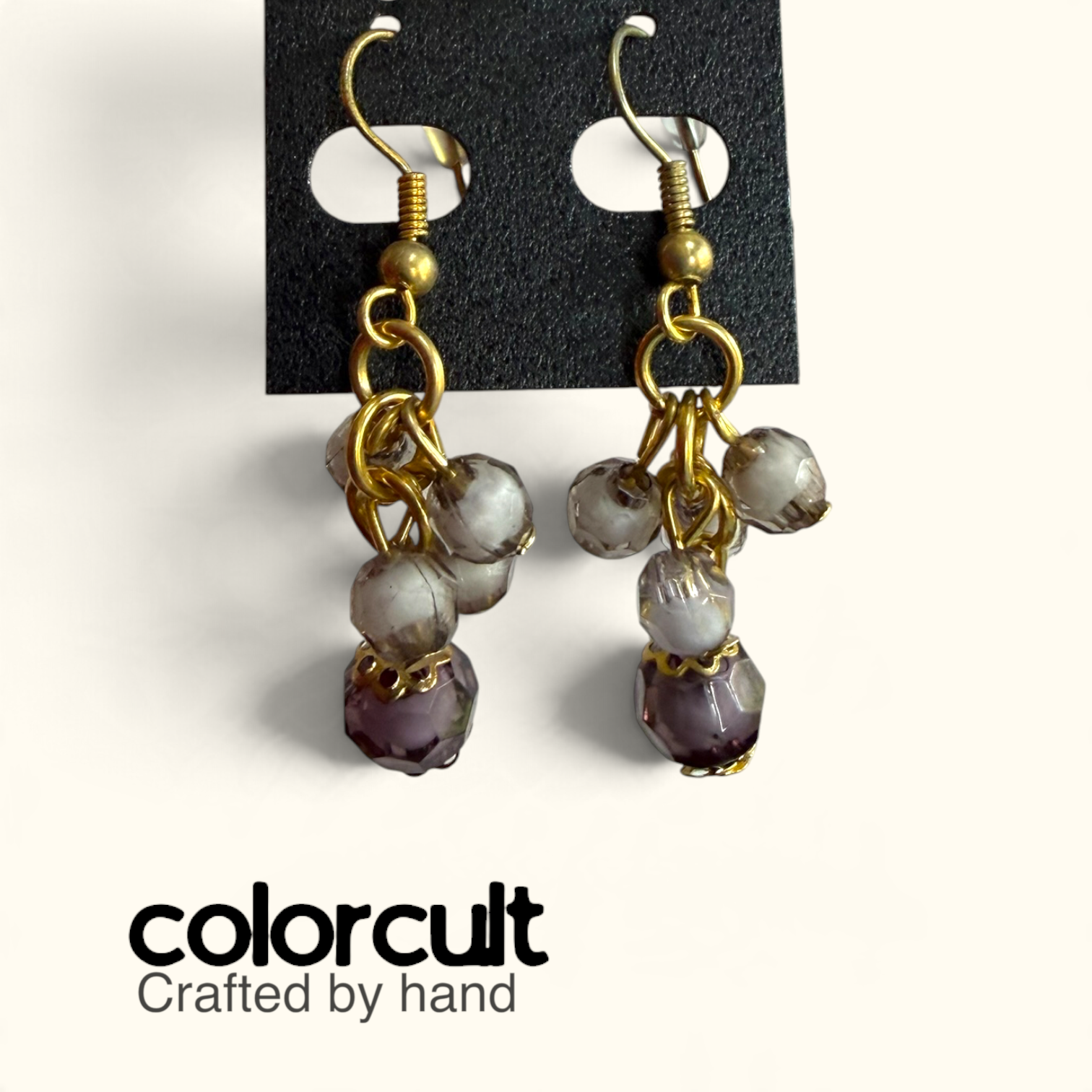 Smoky Amethyst Crystal Cluster Drop Earrings (2).PNG