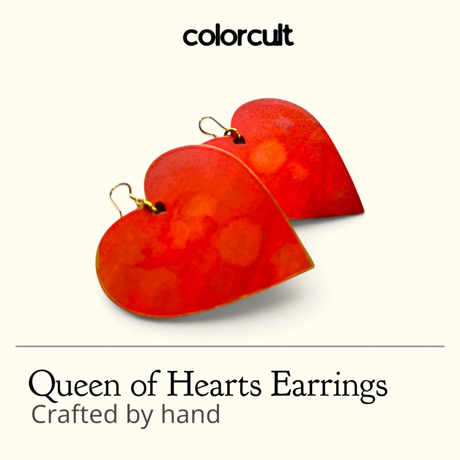 Marmalade Queen of Hearts Earrings.webp