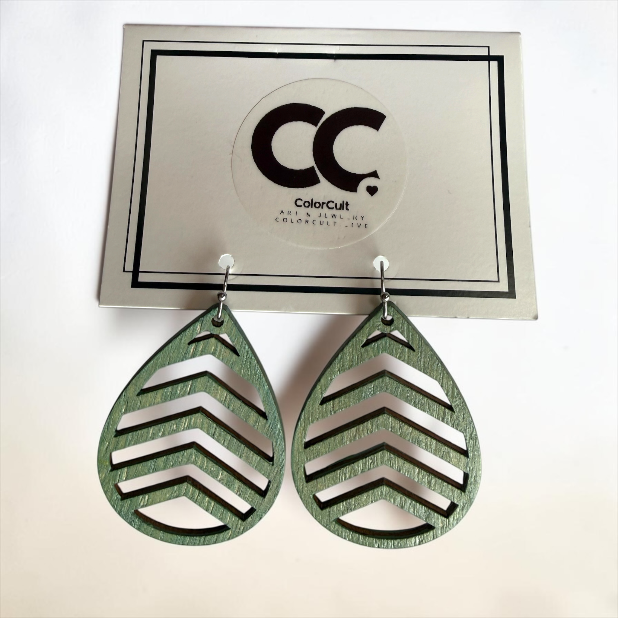 Cameo Teardrop Earrings #10