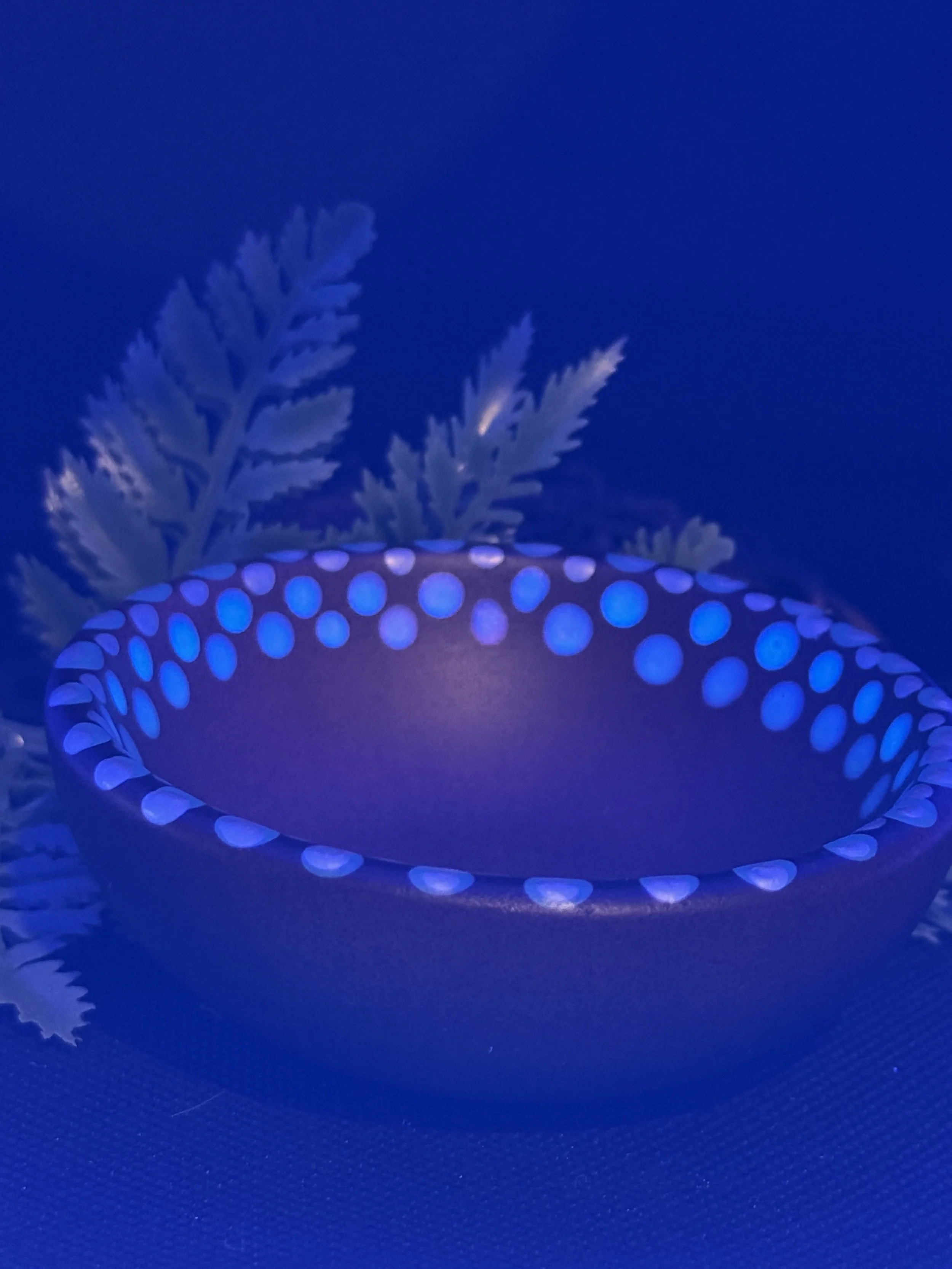Mini Rubberwood Glow Bowl