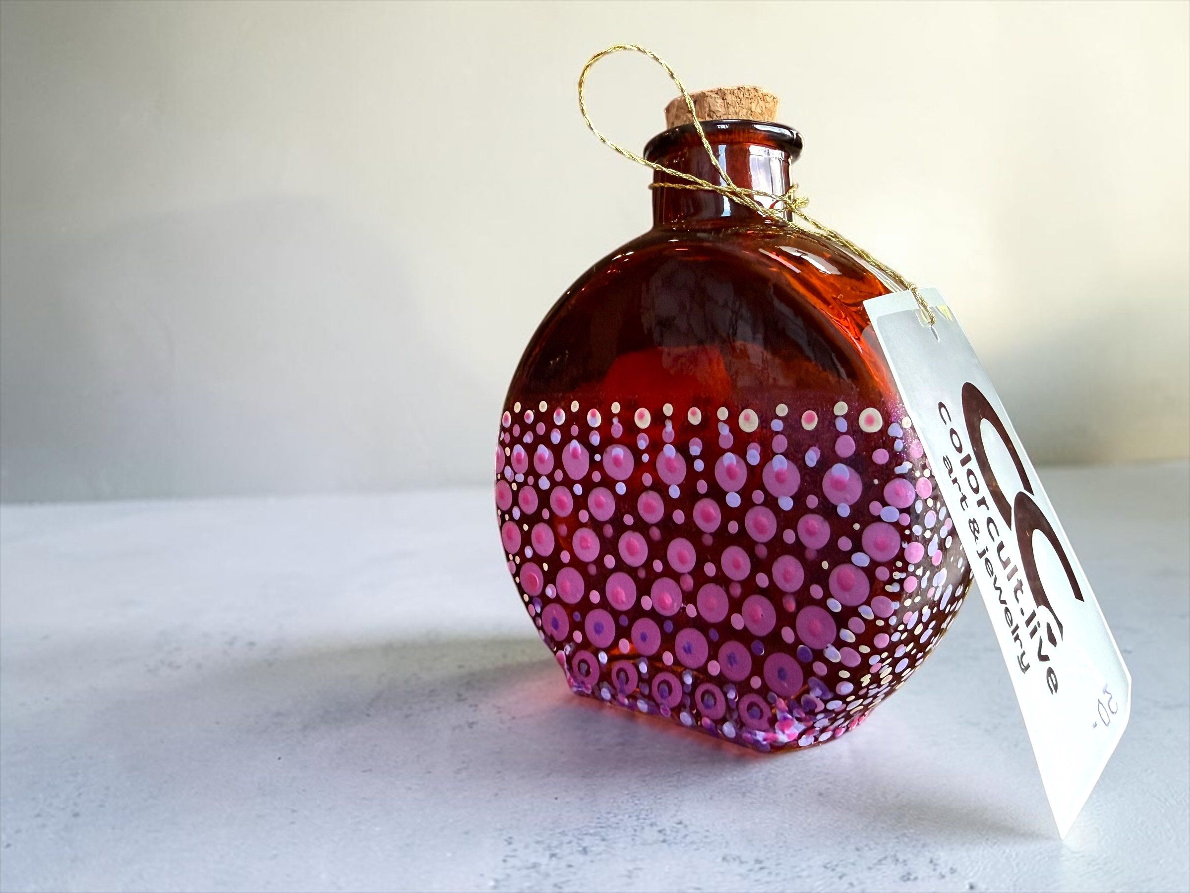 Amber Glass Art Jar by Color Cult (6).JPG