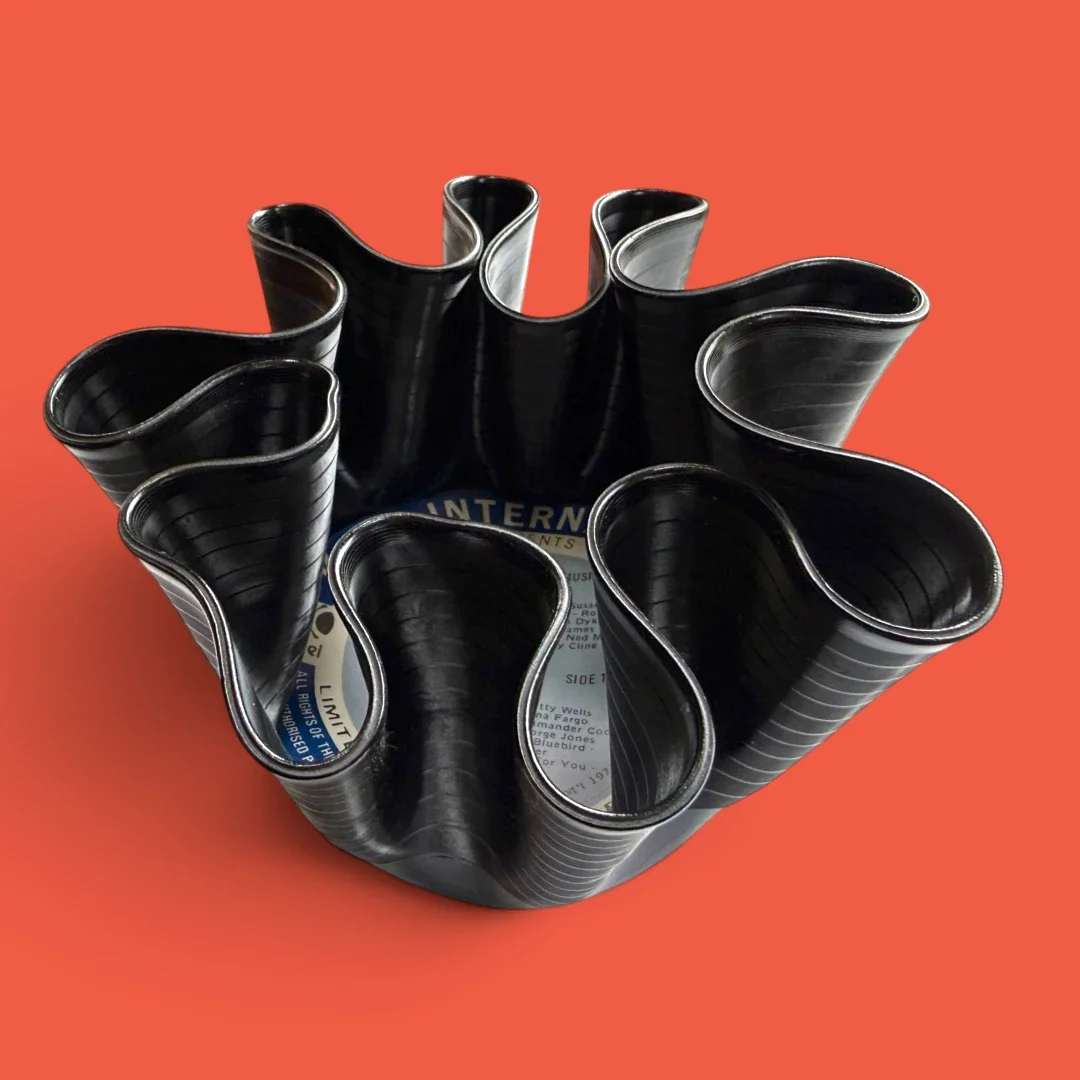 Hand-Sculpted Vinyl Bowl