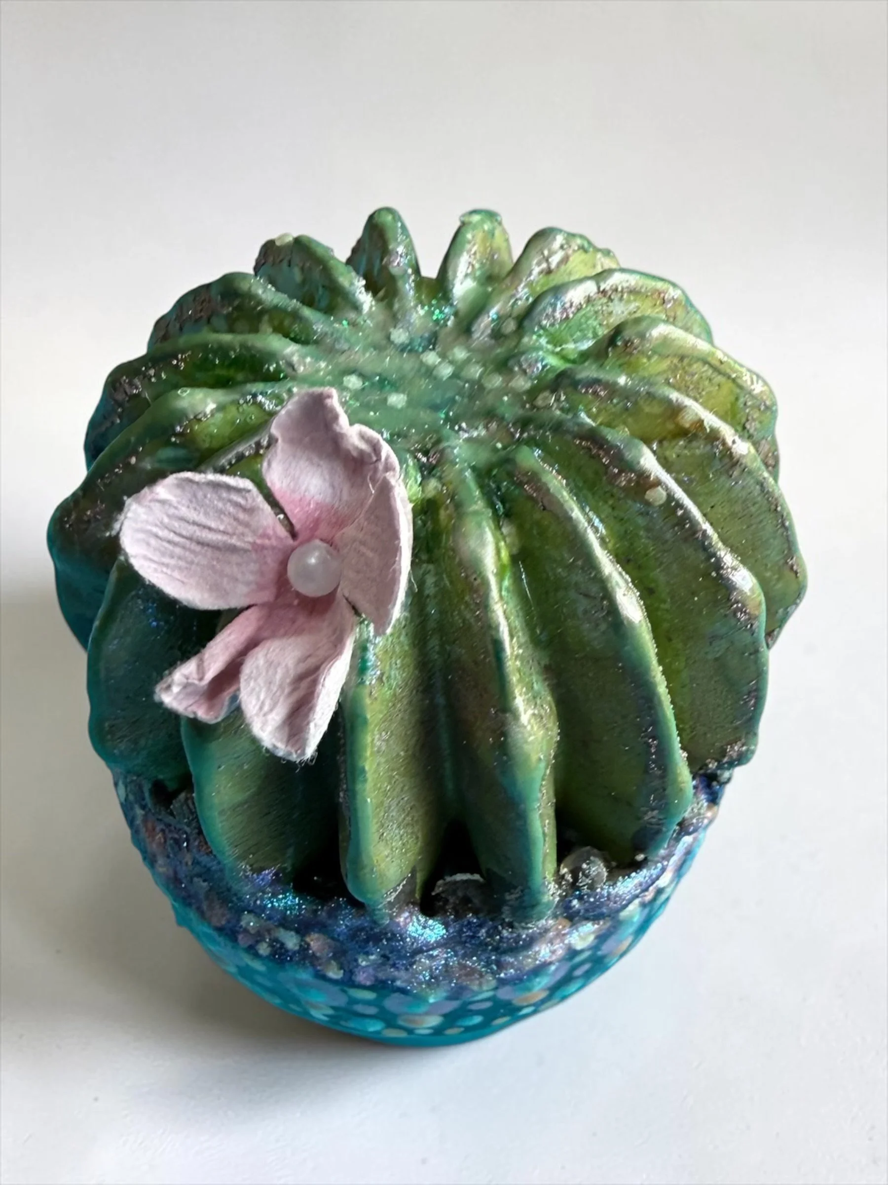 Hand-Casted Cement Cactus - In Bloom 2 (6).JPG