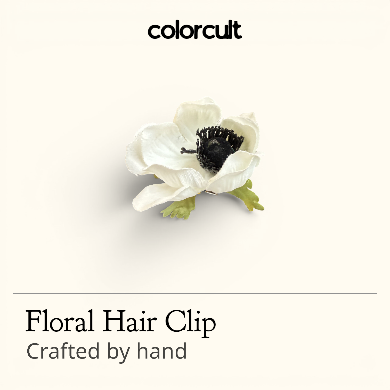 Anemone Elegance Hair Clip