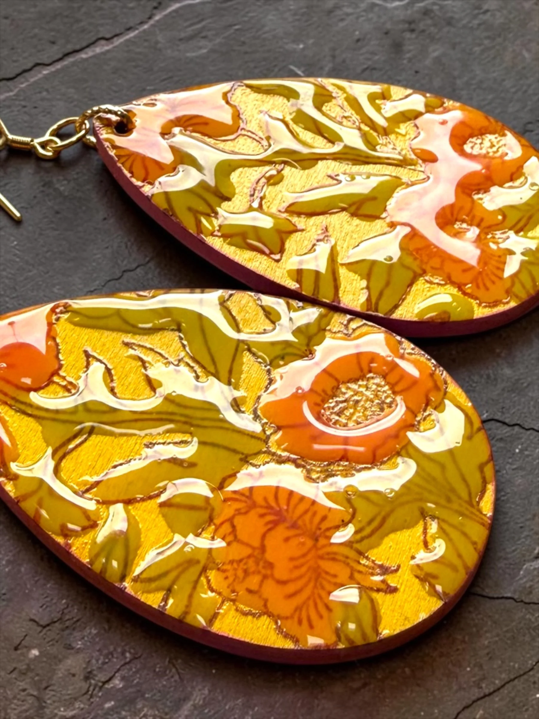 Jardin Teardrop Earrings 2.0 by Color Cult