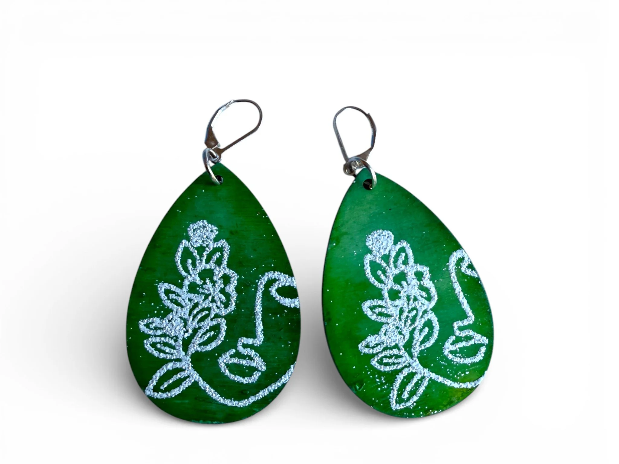 Verdant Teardrop Earrings by Color Cult