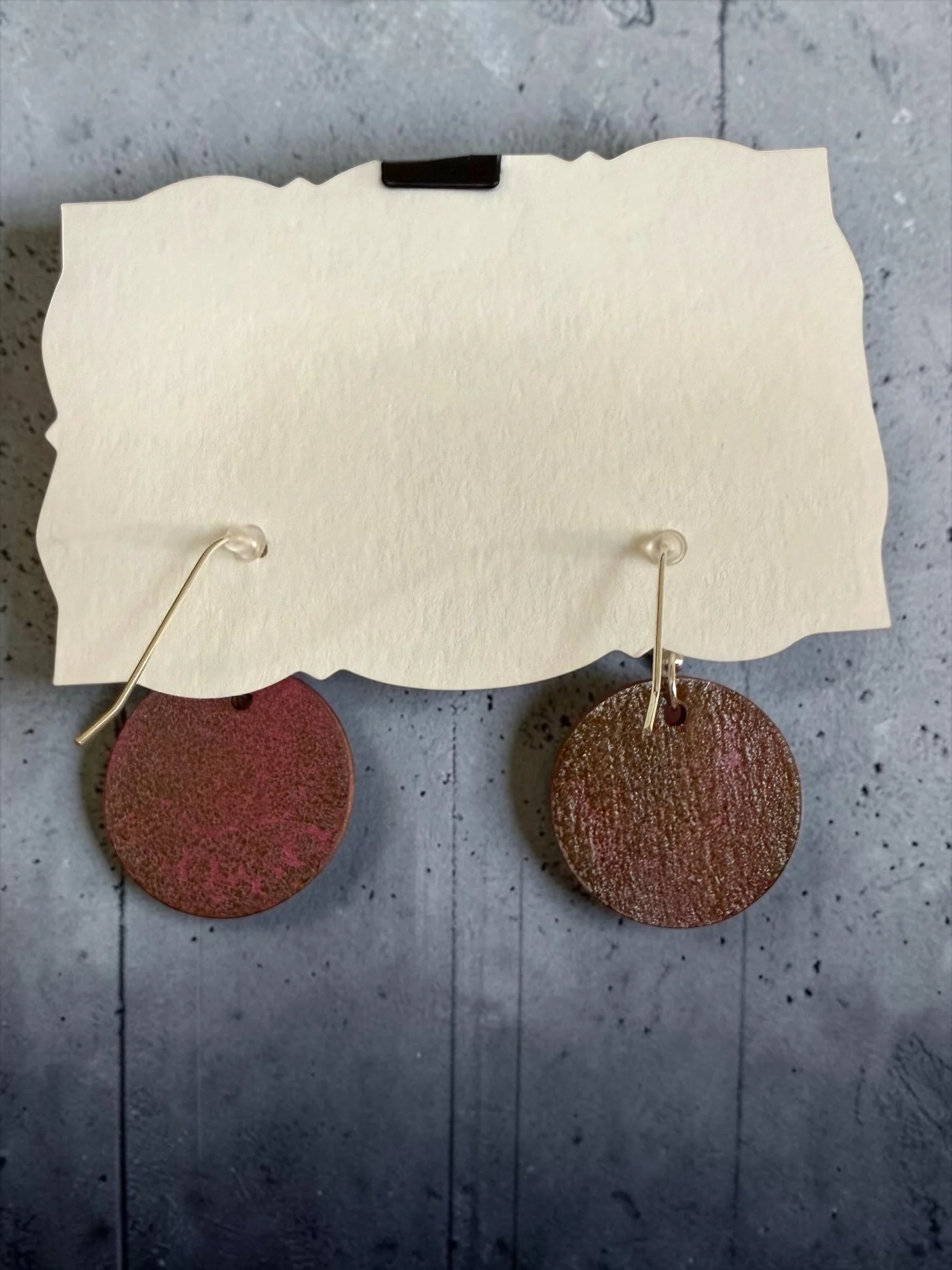 Blush Token Earrings - Silver Stainless (4).JPG