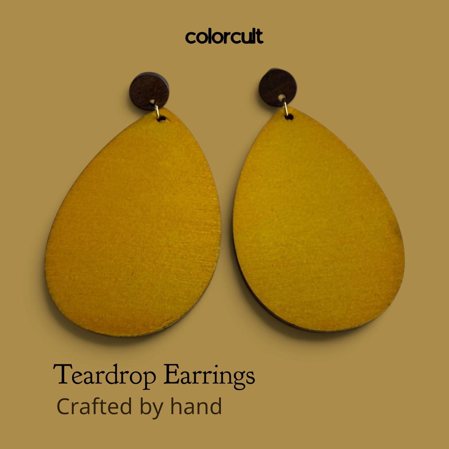 Avocado Arbor Teardrop Earrings