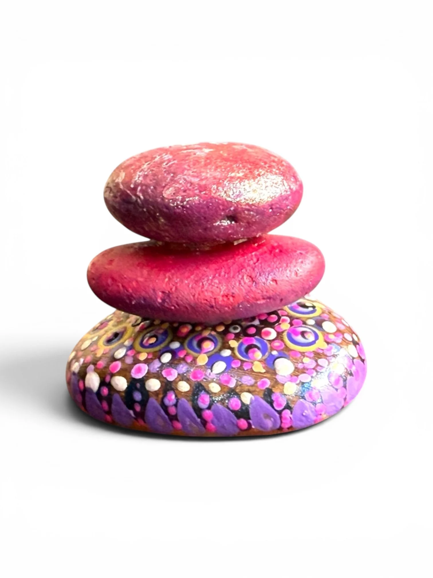 Handpainted Cairn by Color Cult
