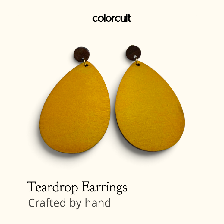 Avocado Arbor Teardrop Earrings