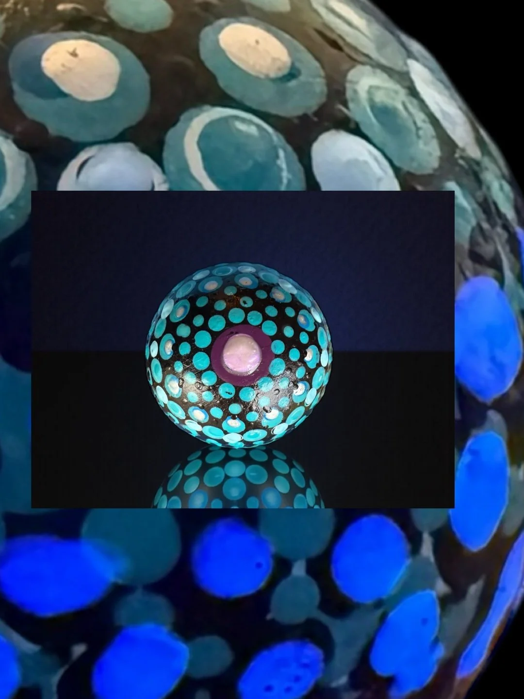 Mandala Stone - Little Globe #11