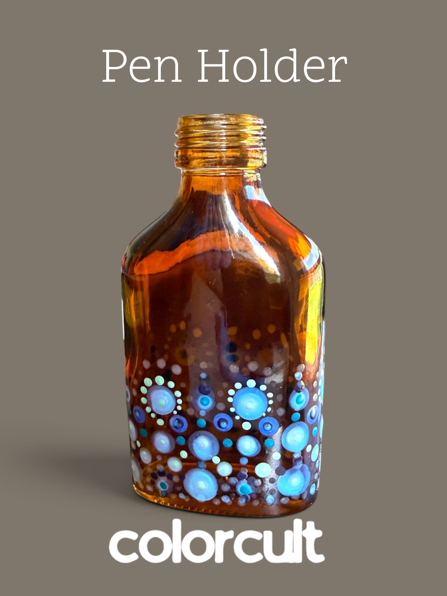 Hand-Painted Mandala Vape Pen Holder 2.0