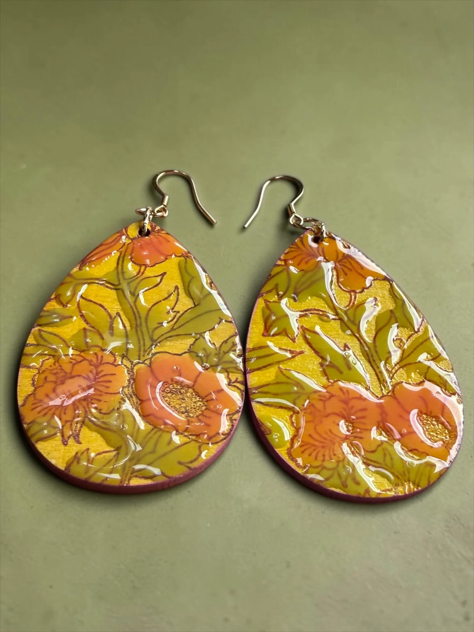 Jardin Teardrop Earrings 1.0 by Color Cult
