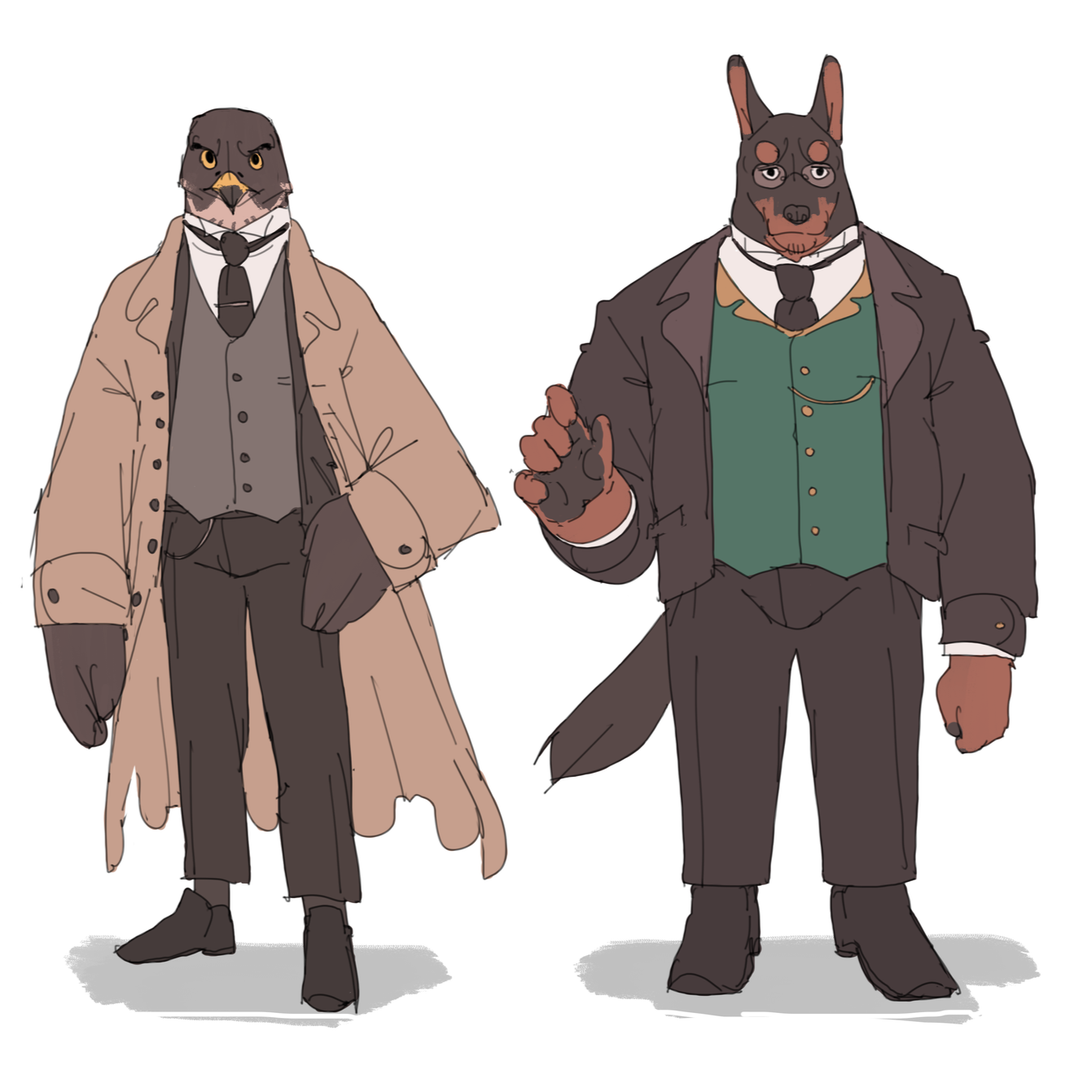 Sherlock Holmes Reimagining: Character Design