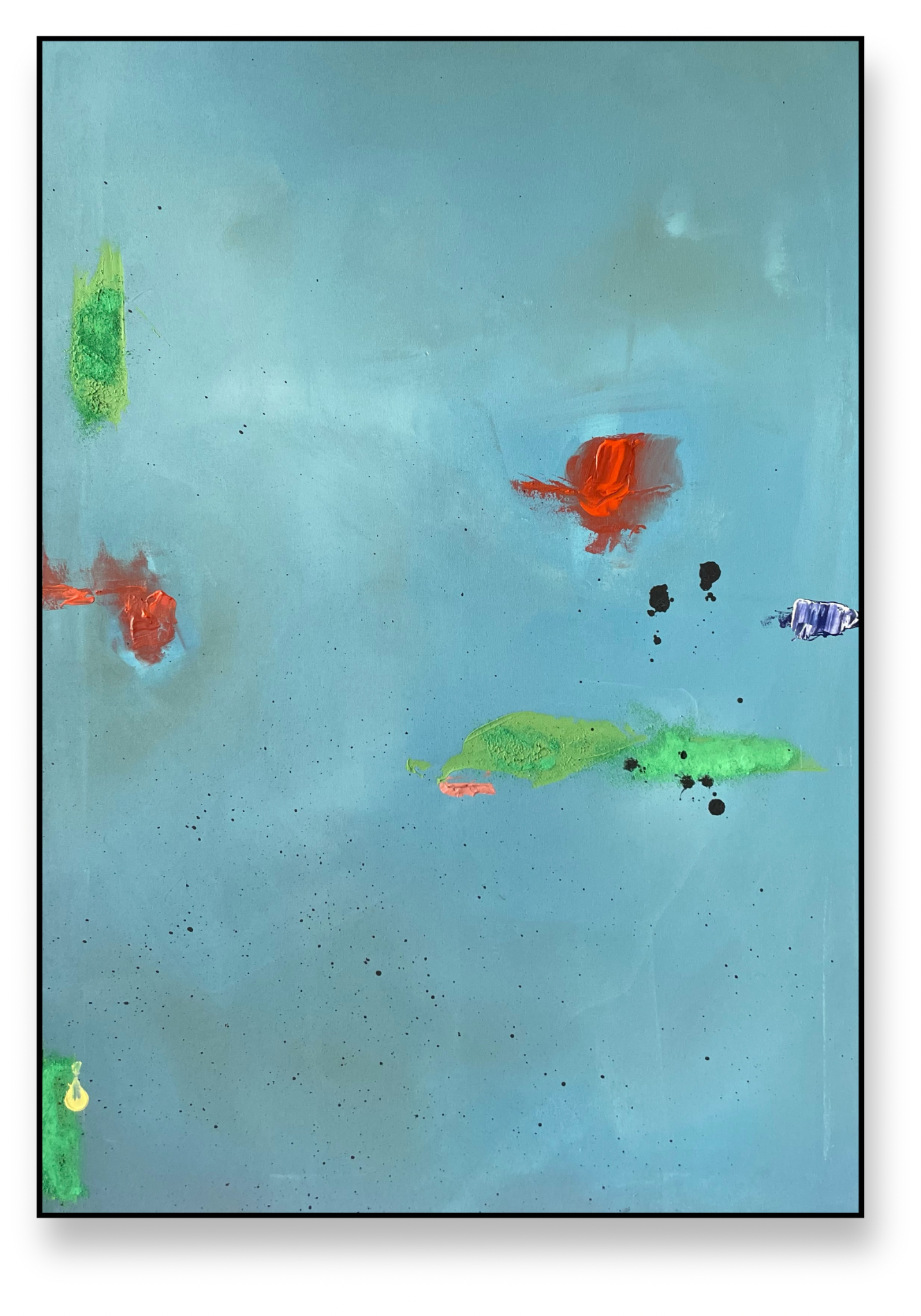 Acrylyc and pure Pigments on canvas 70 x 100

