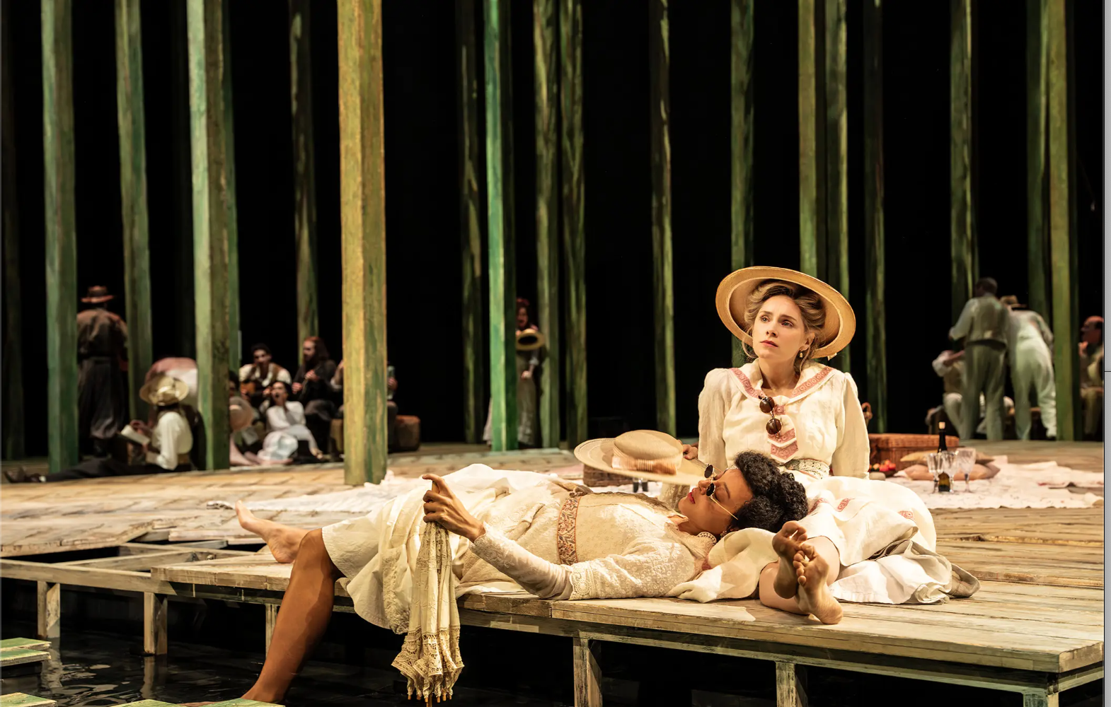 "Characters click past each other, briefly interlocking. ﻿﻿Adelle Leonce ﻿is luscious as a pantaloon-flashing tease" -OBSERVER