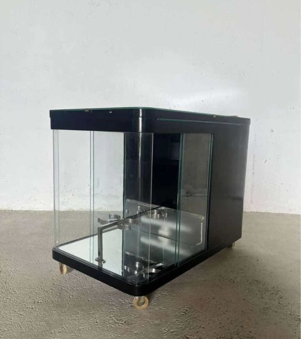 Original Art Déco Rollbar, Wien, um 1940