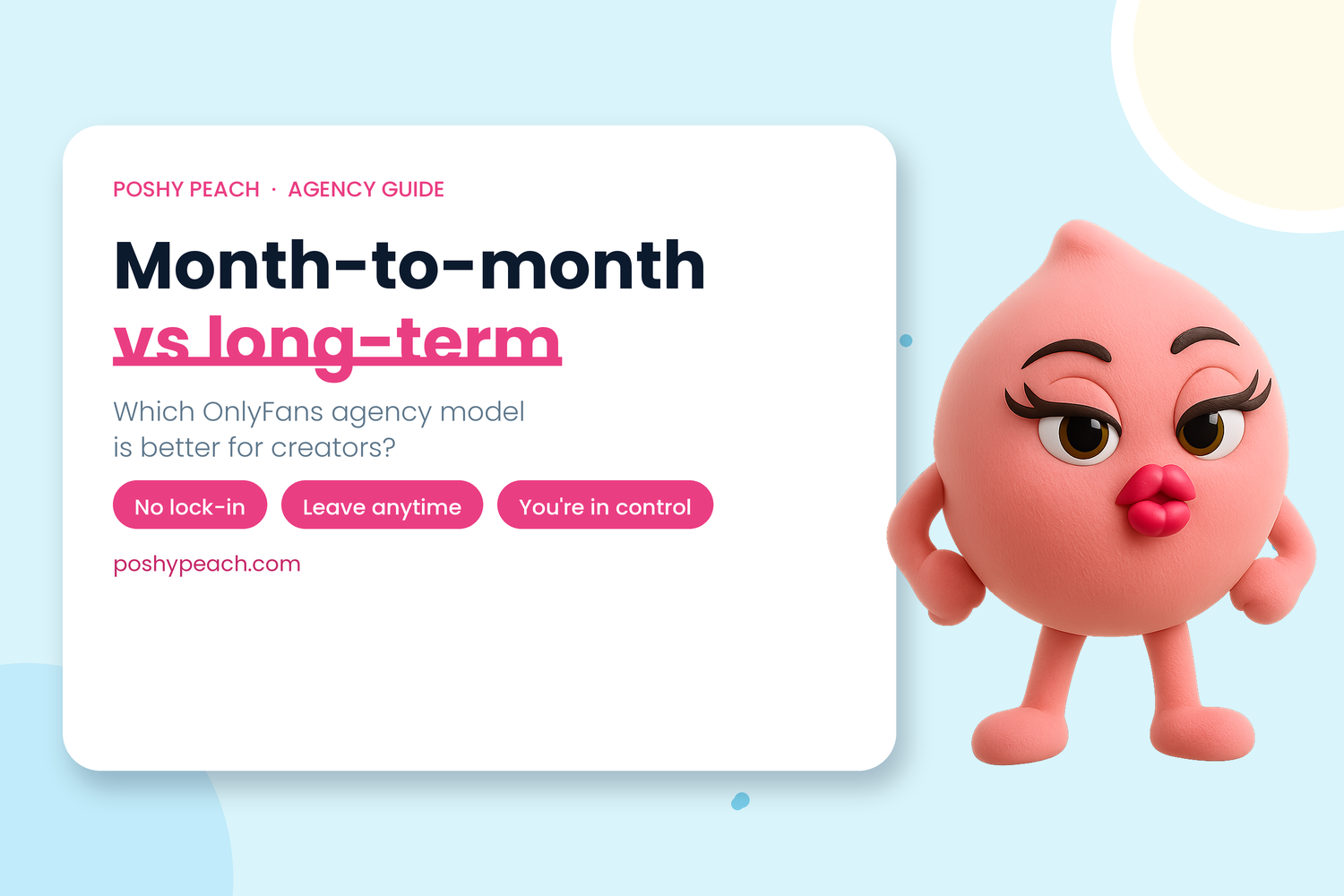 Month-to-Month vs Long-Term OnlyFans Agencies: Which Is Better for Creators?