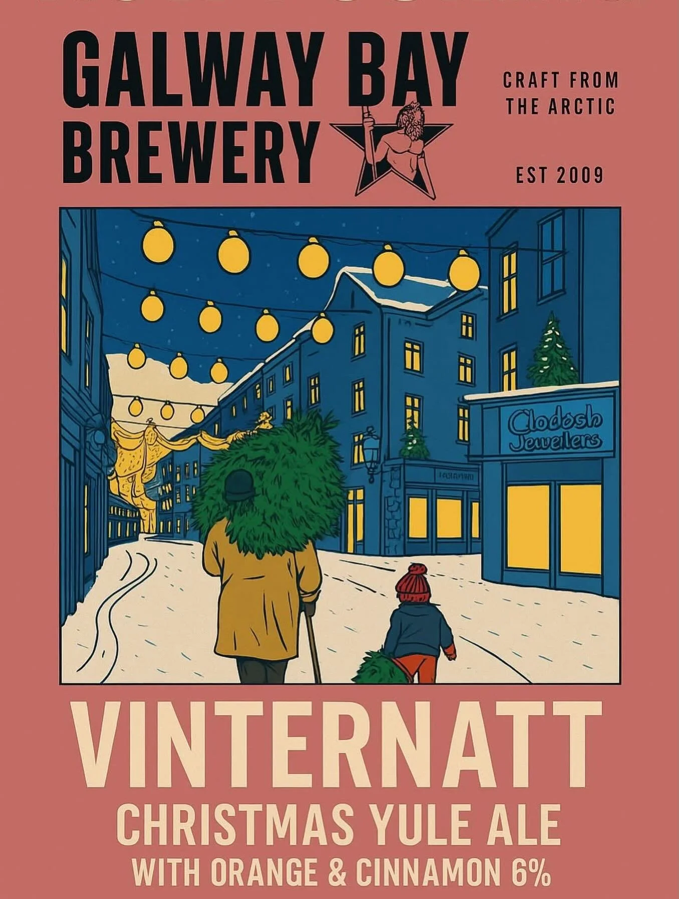 🎄 Now Pouring: Vinternatt Christmas Yule Ale! ❄️🍺

Feeling the festive spirit with Galway Bay Brewery seasonal release &mdash; Vinternatt, a cozy Christmas ale brewed with orange and cinnamon and coming in at a 6%
The artwork alone has me ready for