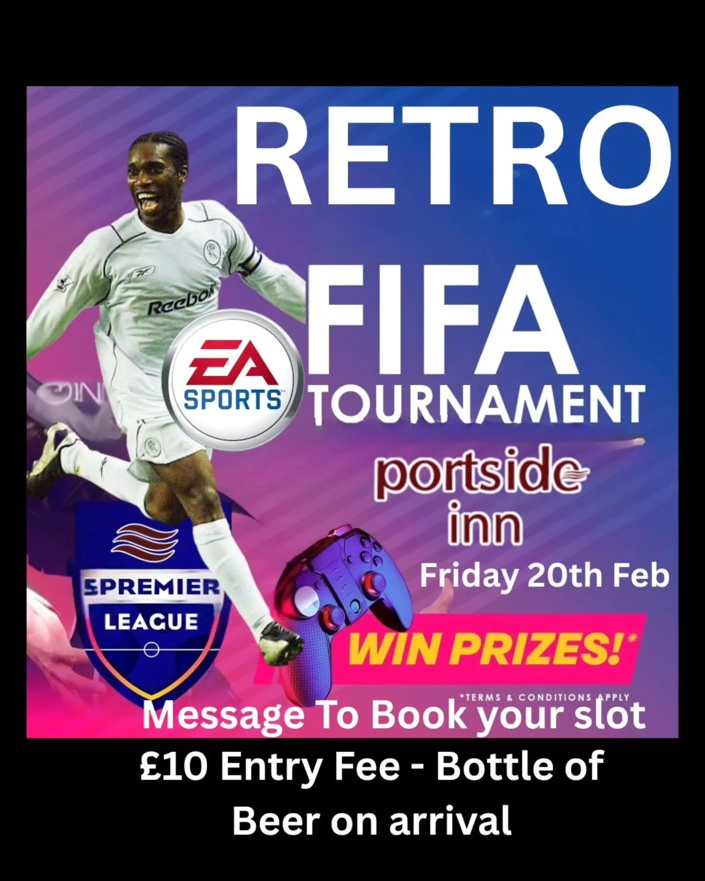 We have two fun evenings planned this week!
RETRO FIFA TOURNAMENT 
Friday Night 7.30ish Start
- prizes to be one! (Message the page for your interest! )

PUB QUIZ NIGHT 
Thursday Night 8pm start!