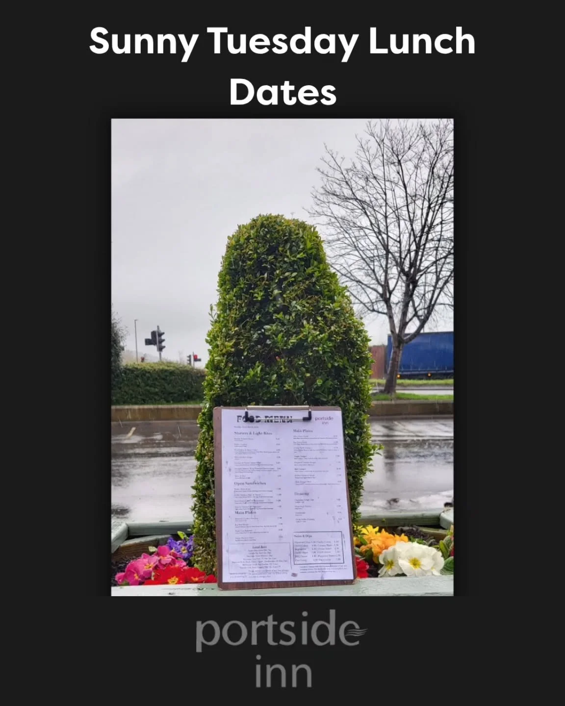 Come down and enjoy that 'sunshine' with us...
Delicious Salads, Sourdough Open Sandwiches, Lasagne and all your usual pub classics on today!