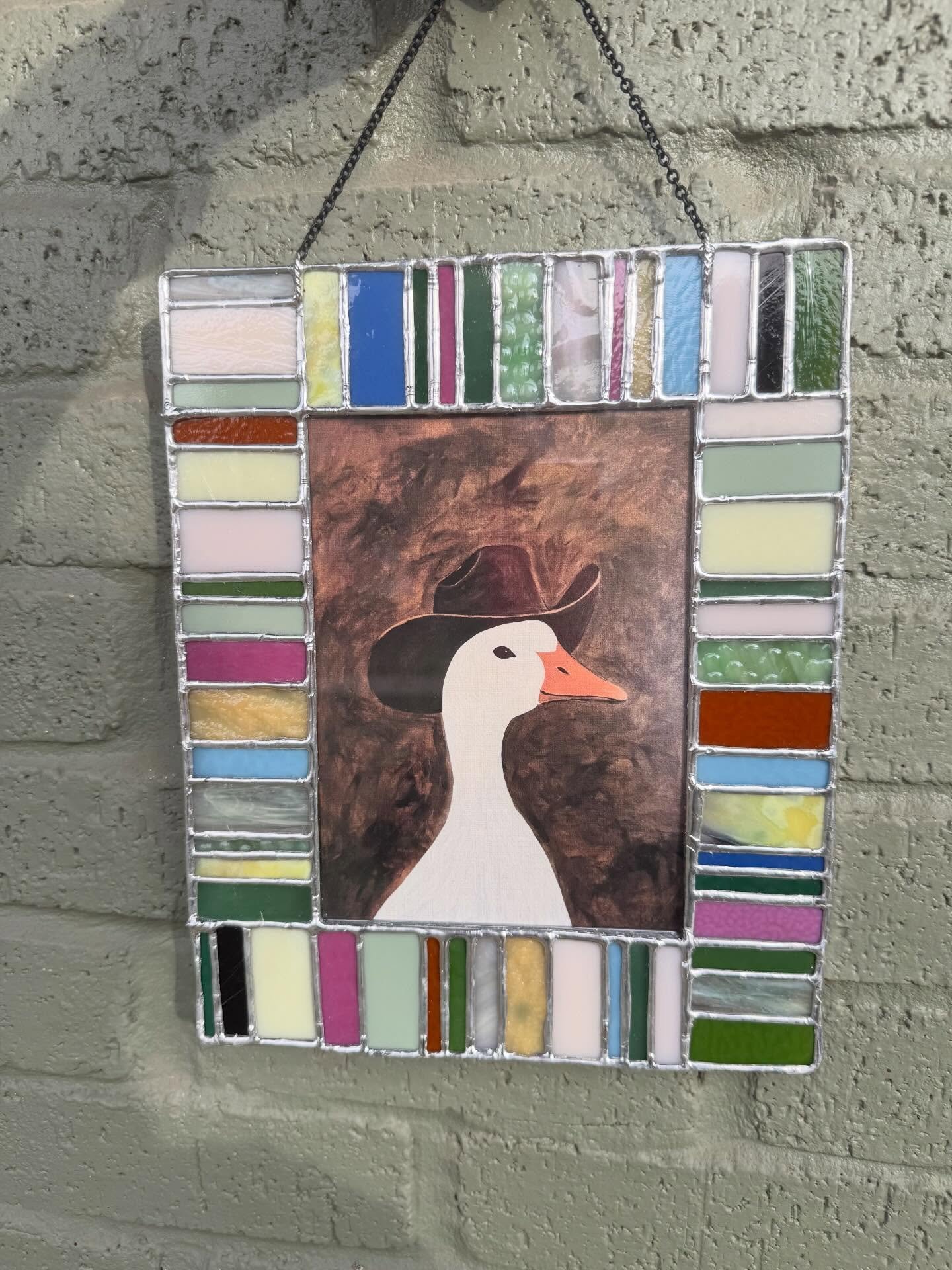 you guysssss how cute is this picture frame?! 

she needs some slight tweaking but for a first try and only using scrap glass, I&rsquo;m obsessed 😍

*note, the cutie is not for sale&mdash;this was a learning project for me 😅 but we will have more f