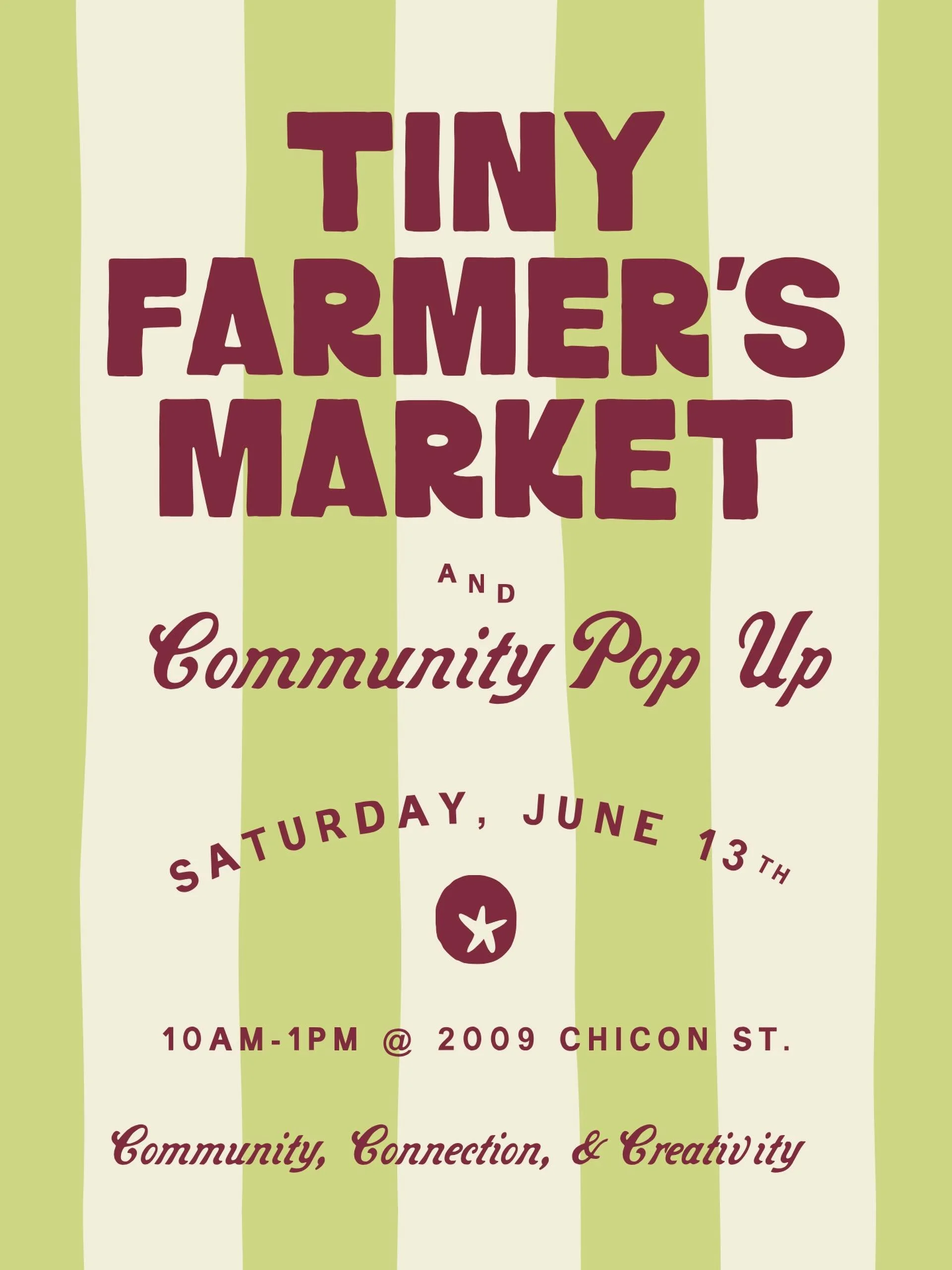 Counting down the days til June 13th and our favorite @tinyfarmersmarket 🍅 Let us know in the comments what pieces you are excited to see in person!! 

Also, we are working on some exciting new things to have with us!! Stay tuned 👀
